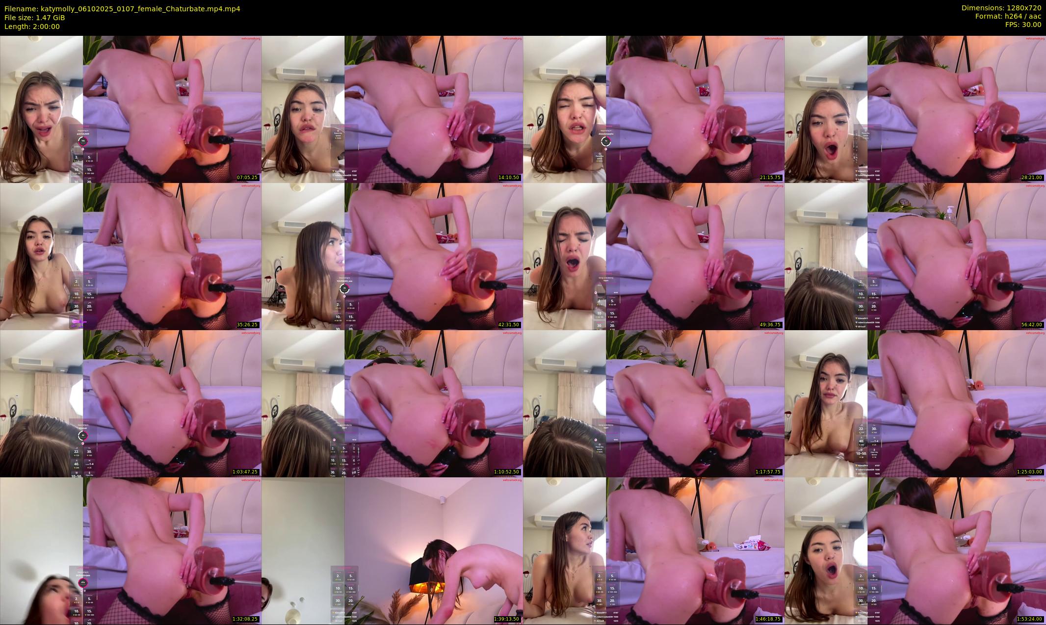 katymolly — 120 minute Chaturbate female cam show recording, 720p, Oct 6, 2025