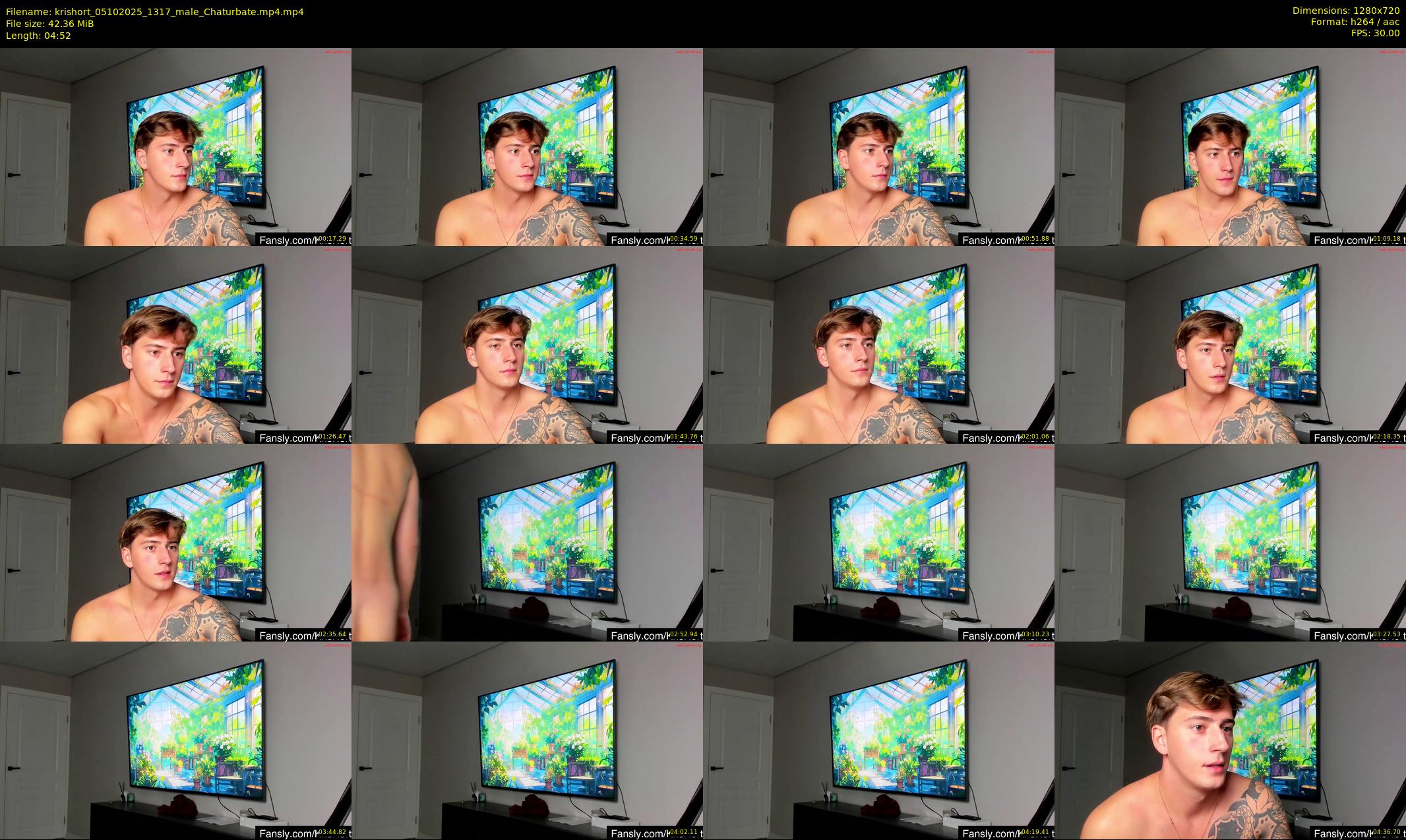 krishort — 5 minute Chaturbate male cam show recording, 720p, Oct 5, 2025