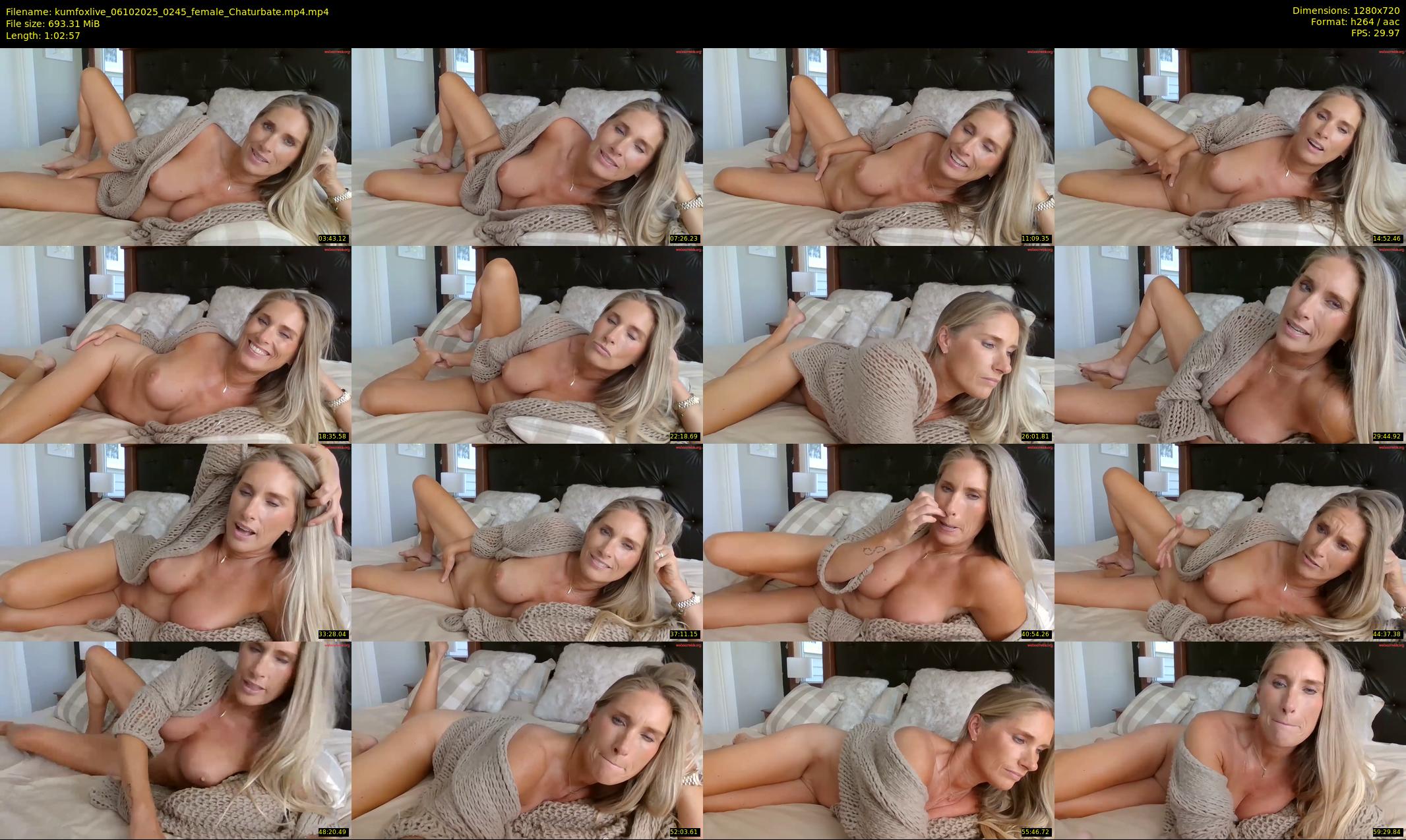 kumfoxlive — 63 minute Chaturbate couple cam show recording, 720p, Oct 6, 2025