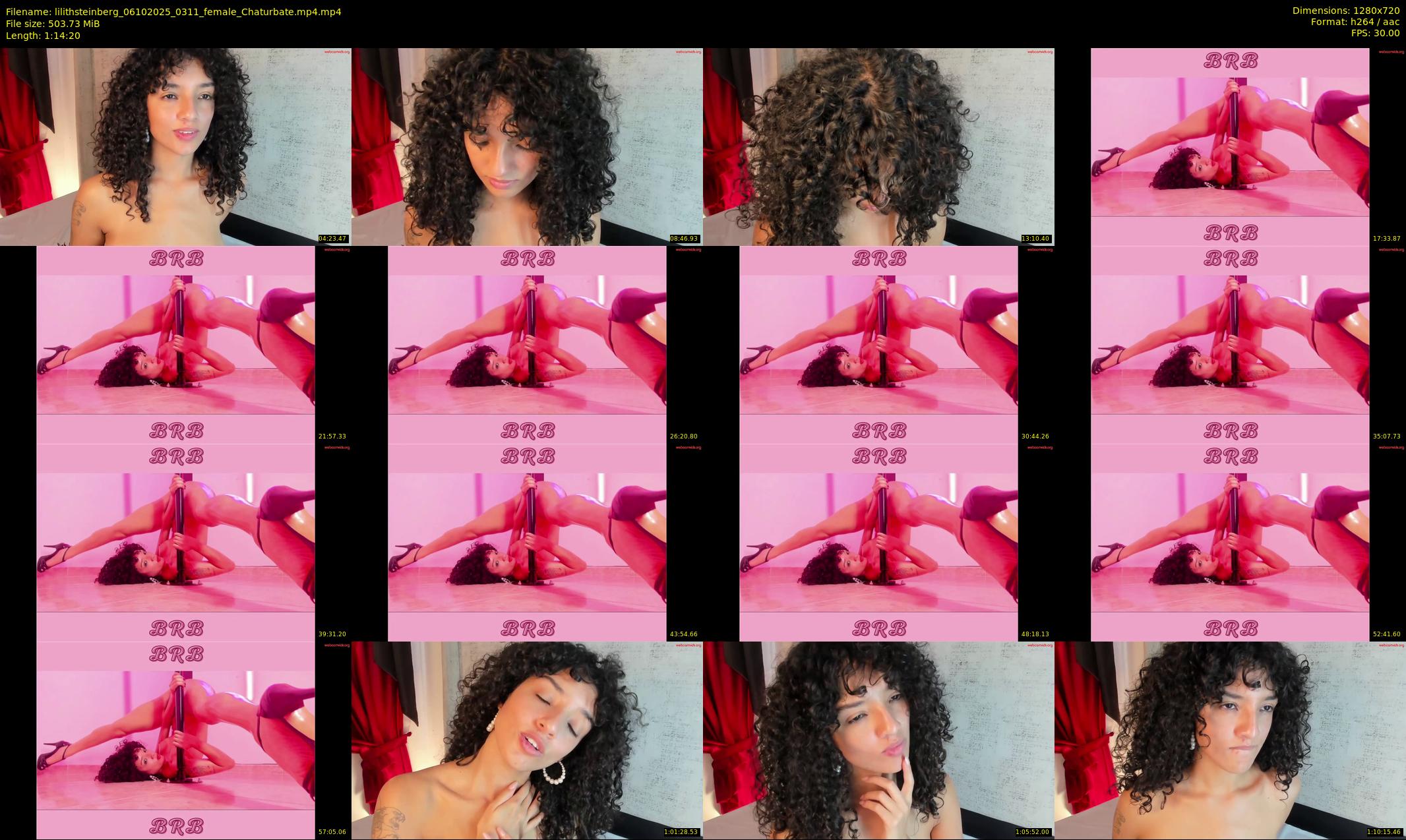 lilithsteinberg — 75 minute Chaturbate female cam show recording, 720p, Oct 6, 2025