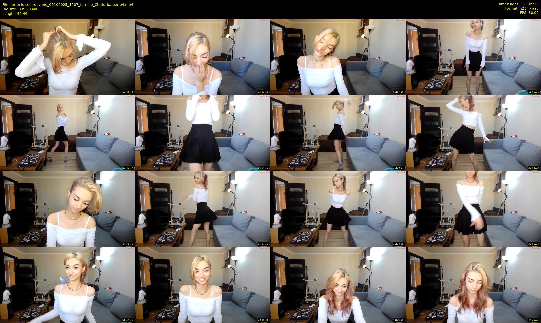 loisepadovano — 47 minute Chaturbate female cam show recording, 720p, Oct 5, 2025