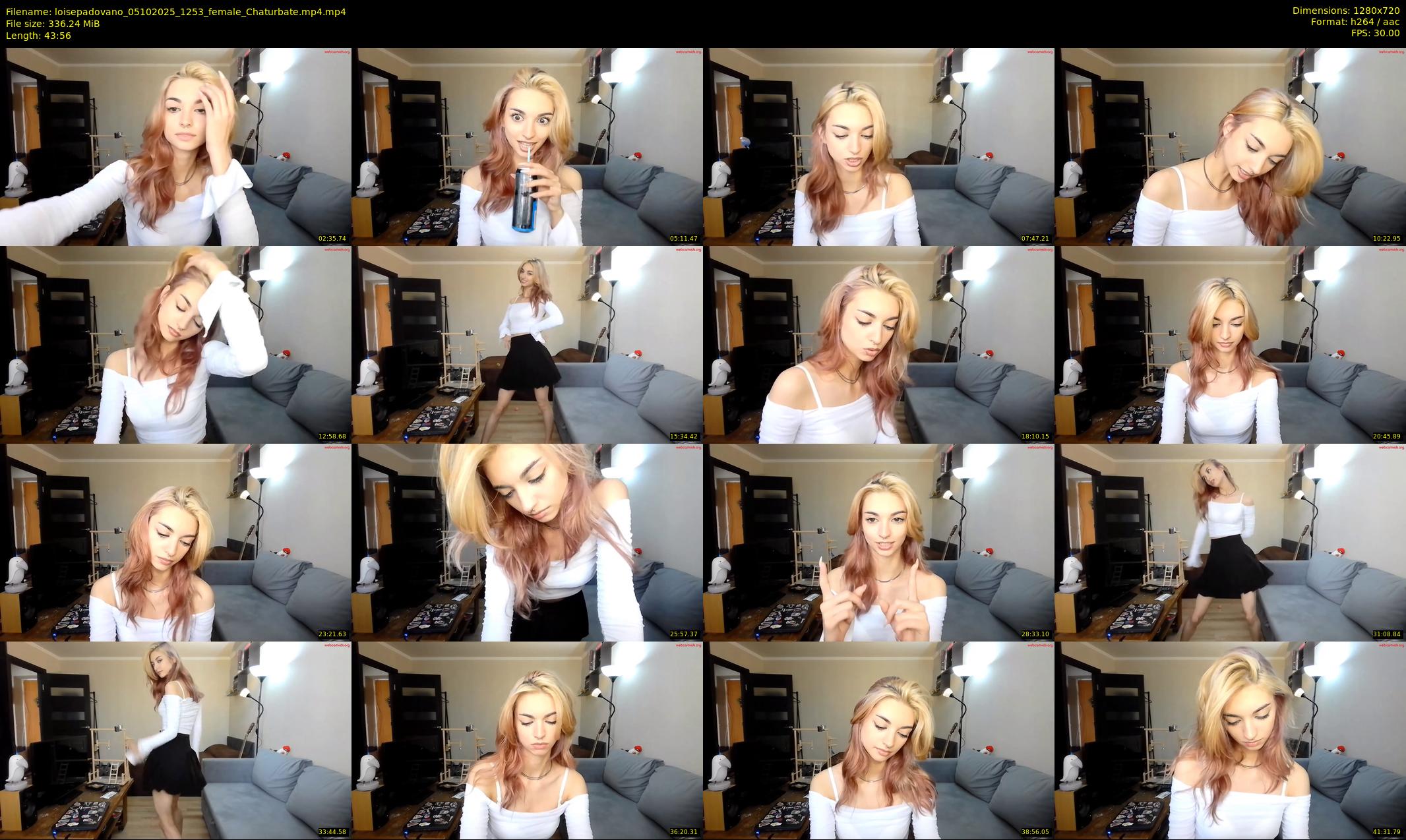 loisepadovano — 44 minute Chaturbate female cam show recording, 720p, Oct 5, 2025