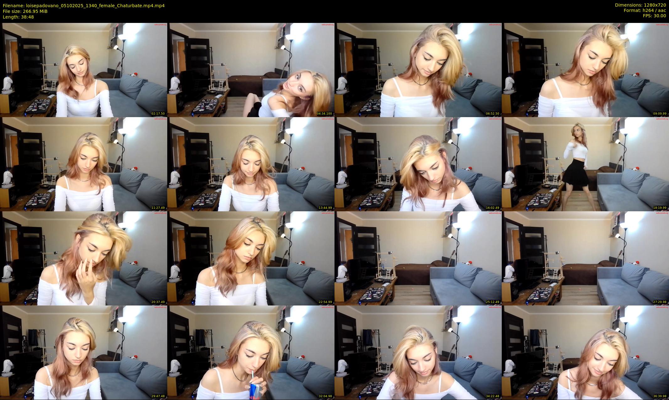 loisepadovano — 39 minute Chaturbate female cam show recording, 720p, Oct 5, 2025
