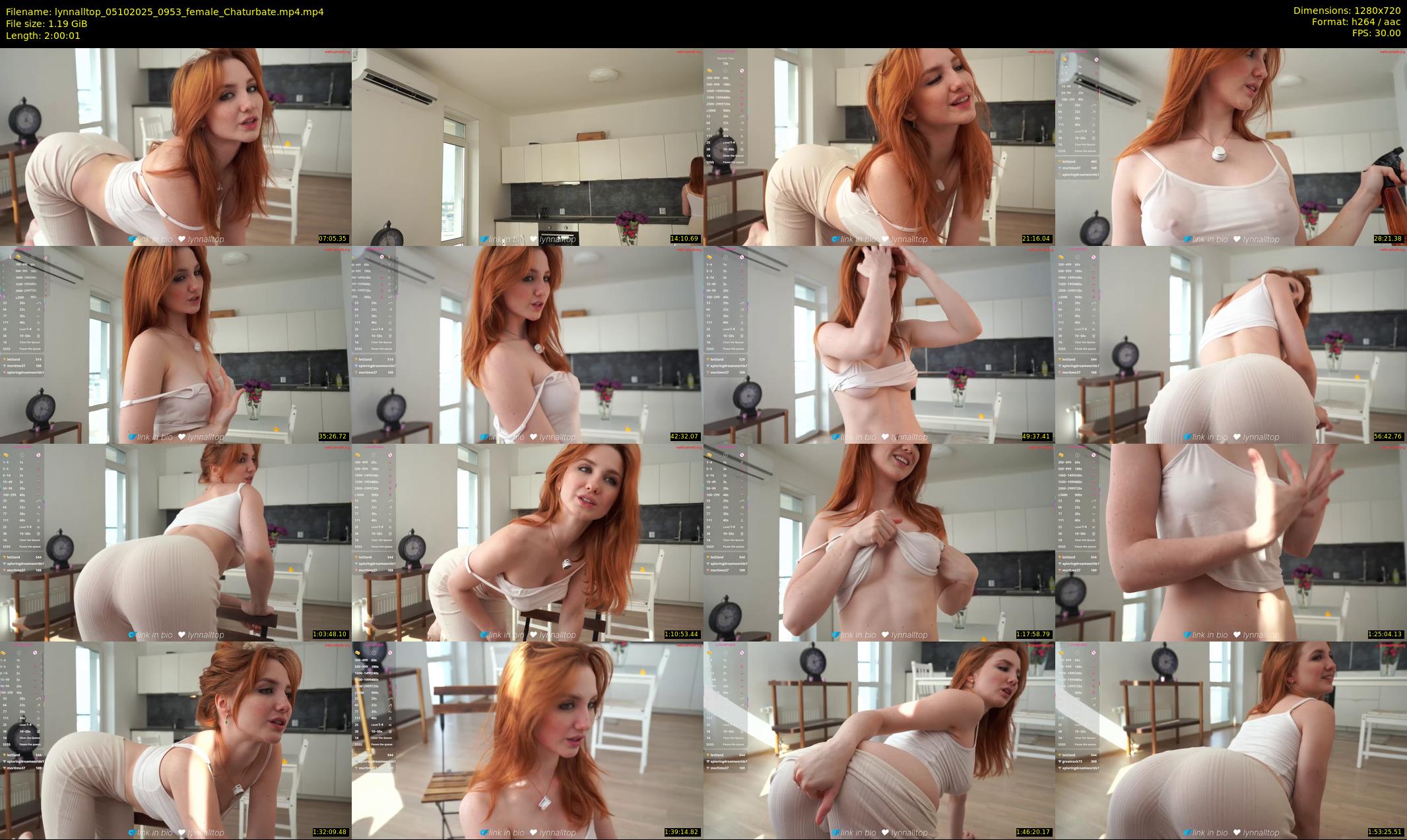 lynnalltop — 121 minute Chaturbate female cam show recording, 720p, Oct 5, 2025