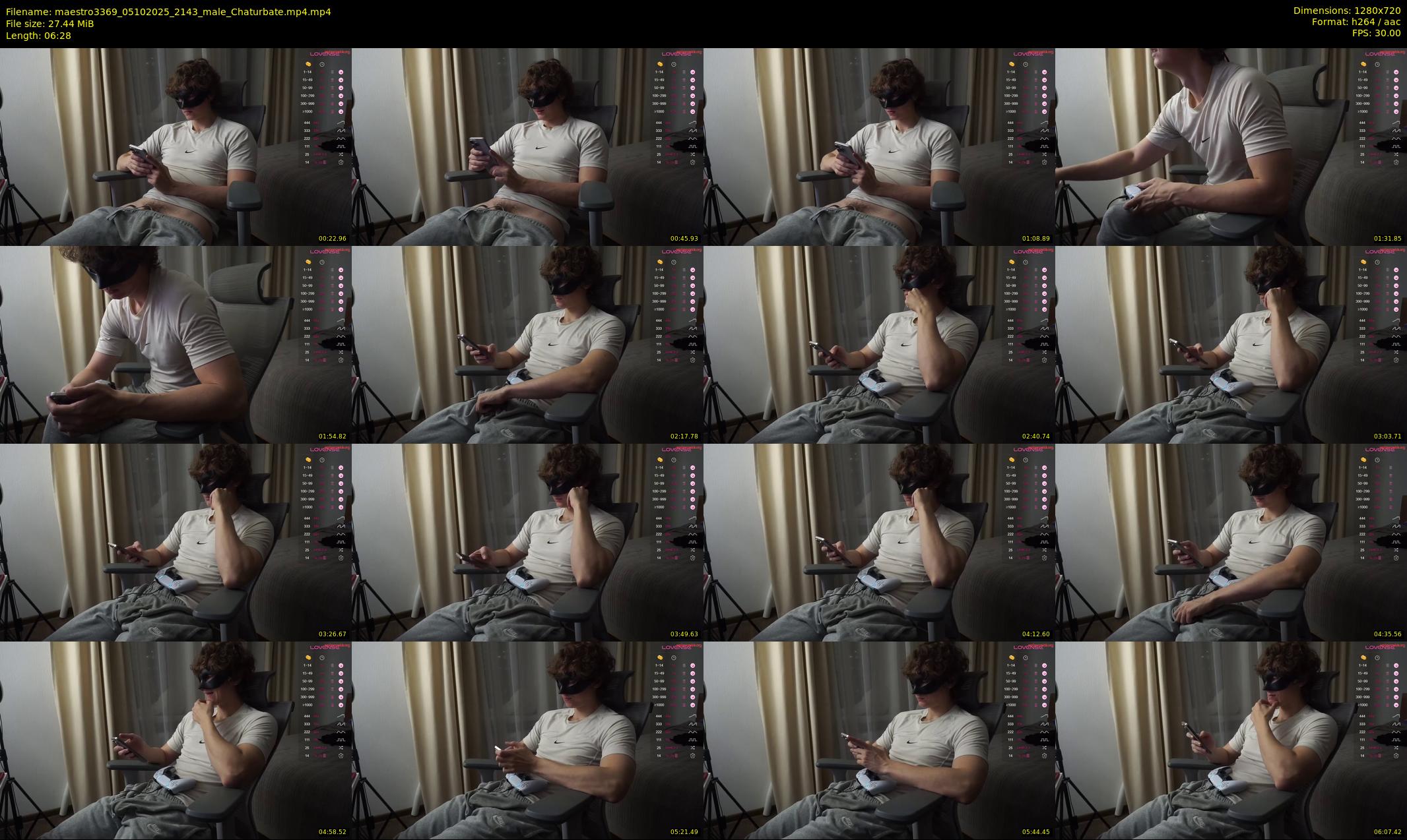 maestro3369 — 7 minute Chaturbate male cam show recording, 720p, Oct 5, 2025