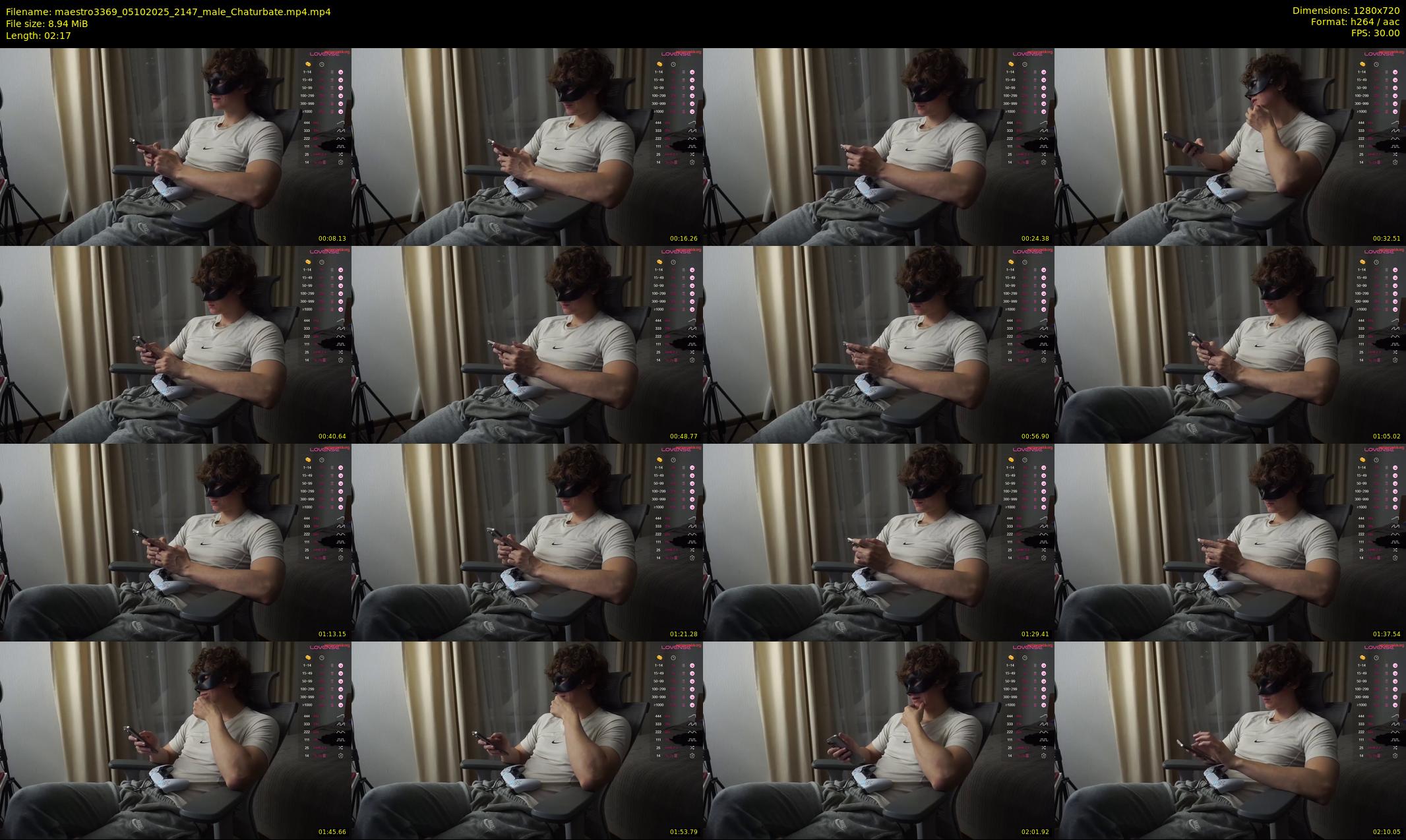 maestro3369 — 3 minute Chaturbate male cam show recording, 720p, Oct 5, 2025