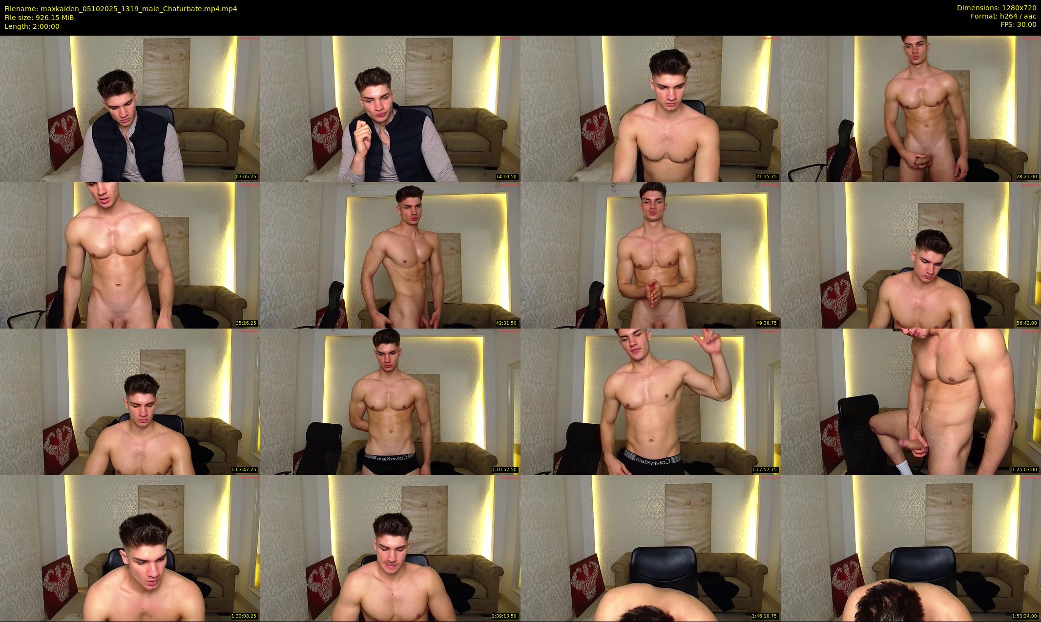 maxkaiden — 120 minute Chaturbate male cam show recording, 720p, Oct 5, 2025