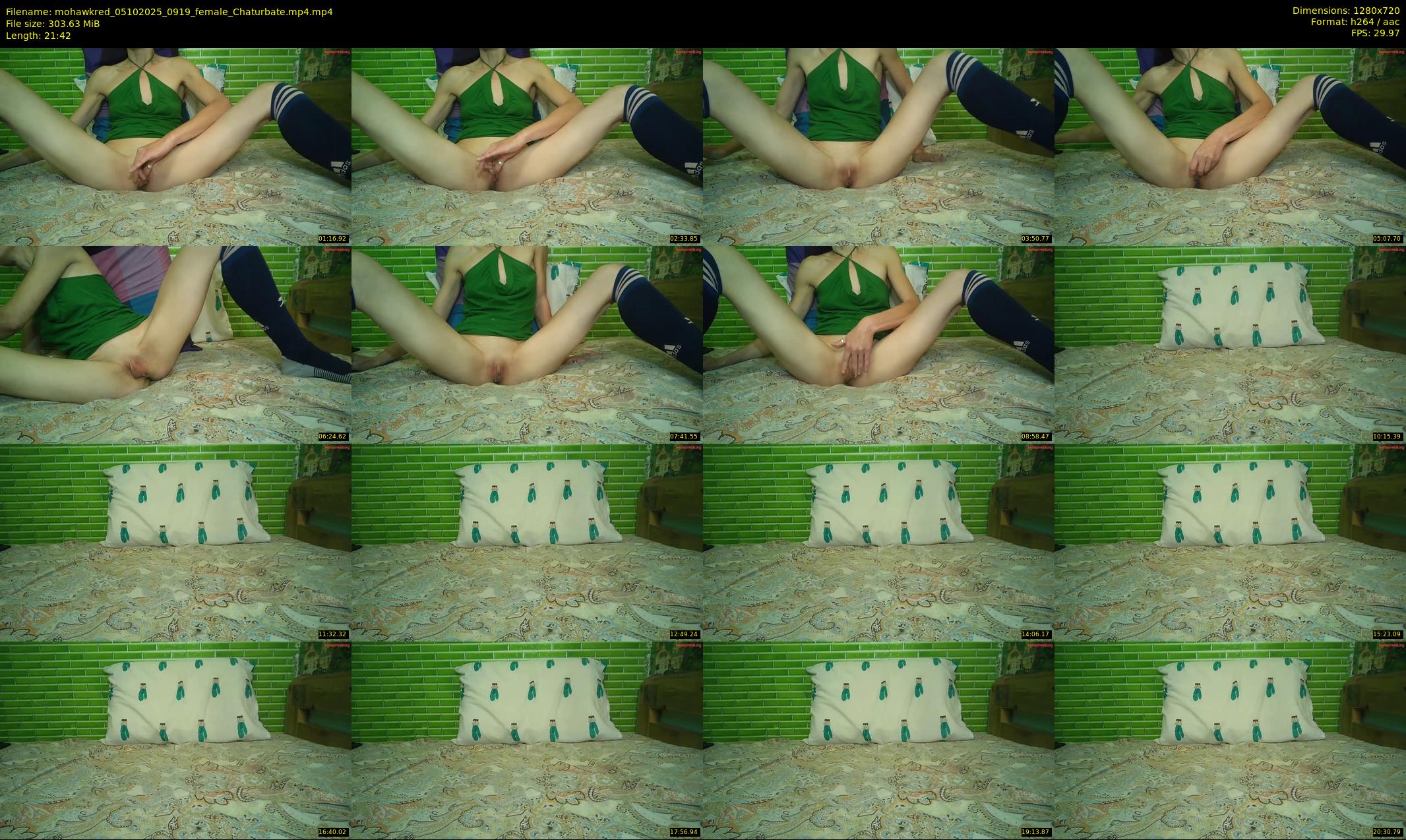 mohawkred — 22 minute Chaturbate female cam show recording, 720p, Oct 5, 2025
