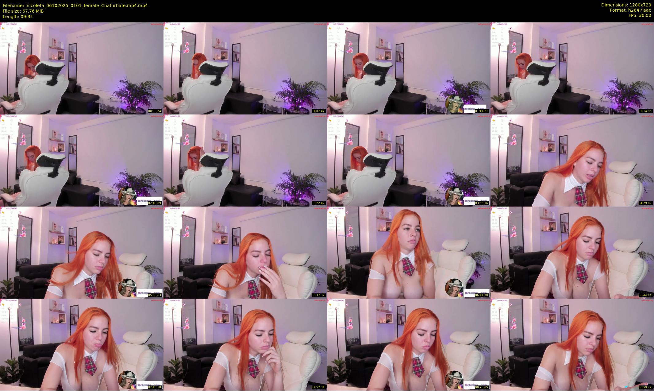 niicoleta — 10 minute Chaturbate female cam show recording, 720p, Oct 6, 2025