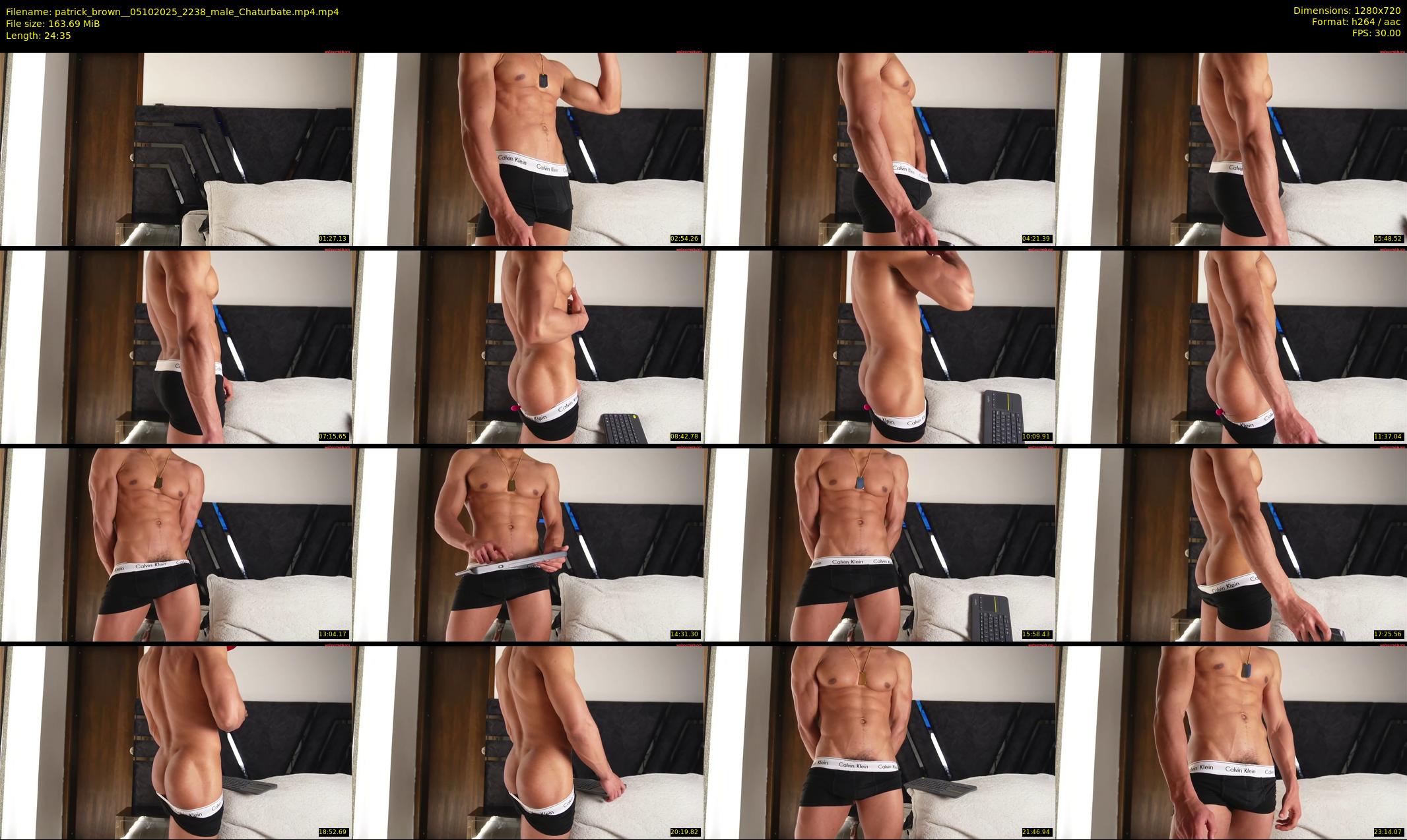 patrick_brown_ — 25 minute Chaturbate male cam show recording, 720p, Oct 5, 2025