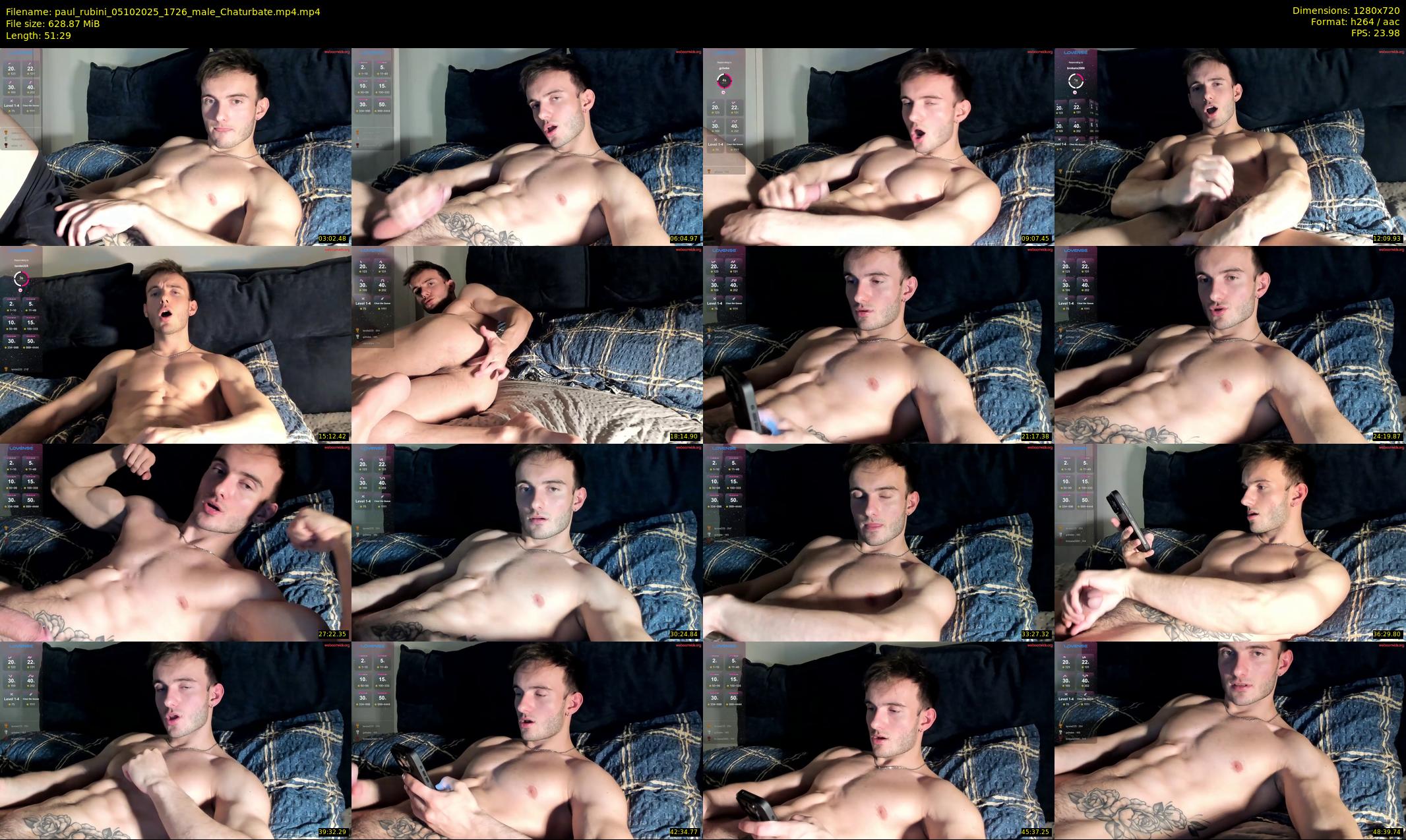 paul_rubini — 52 minute Chaturbate male cam show recording, 720p, Oct 5, 2025