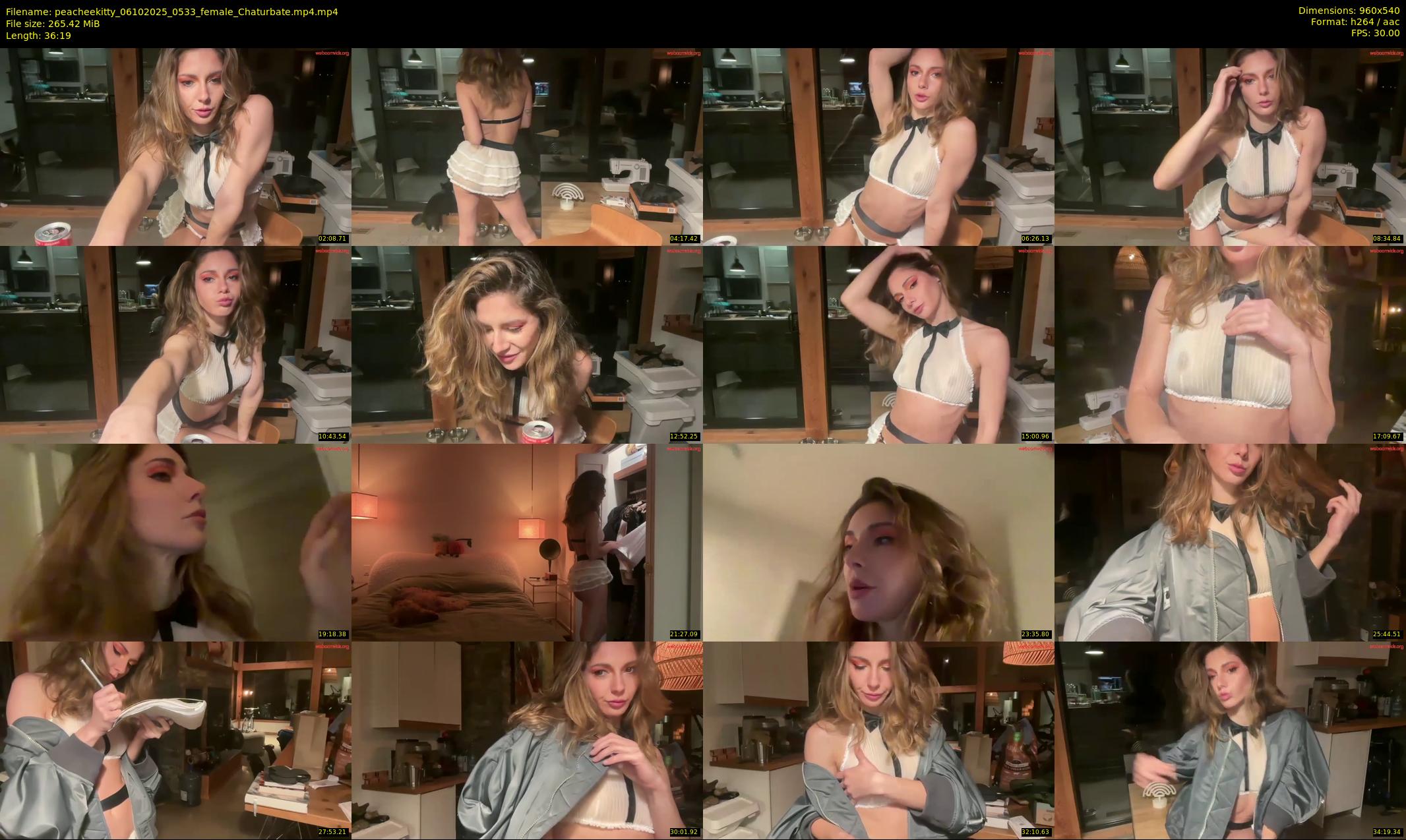 peacheekitty — 37 minute Chaturbate female cam show recording, 480p, Oct 6, 2025