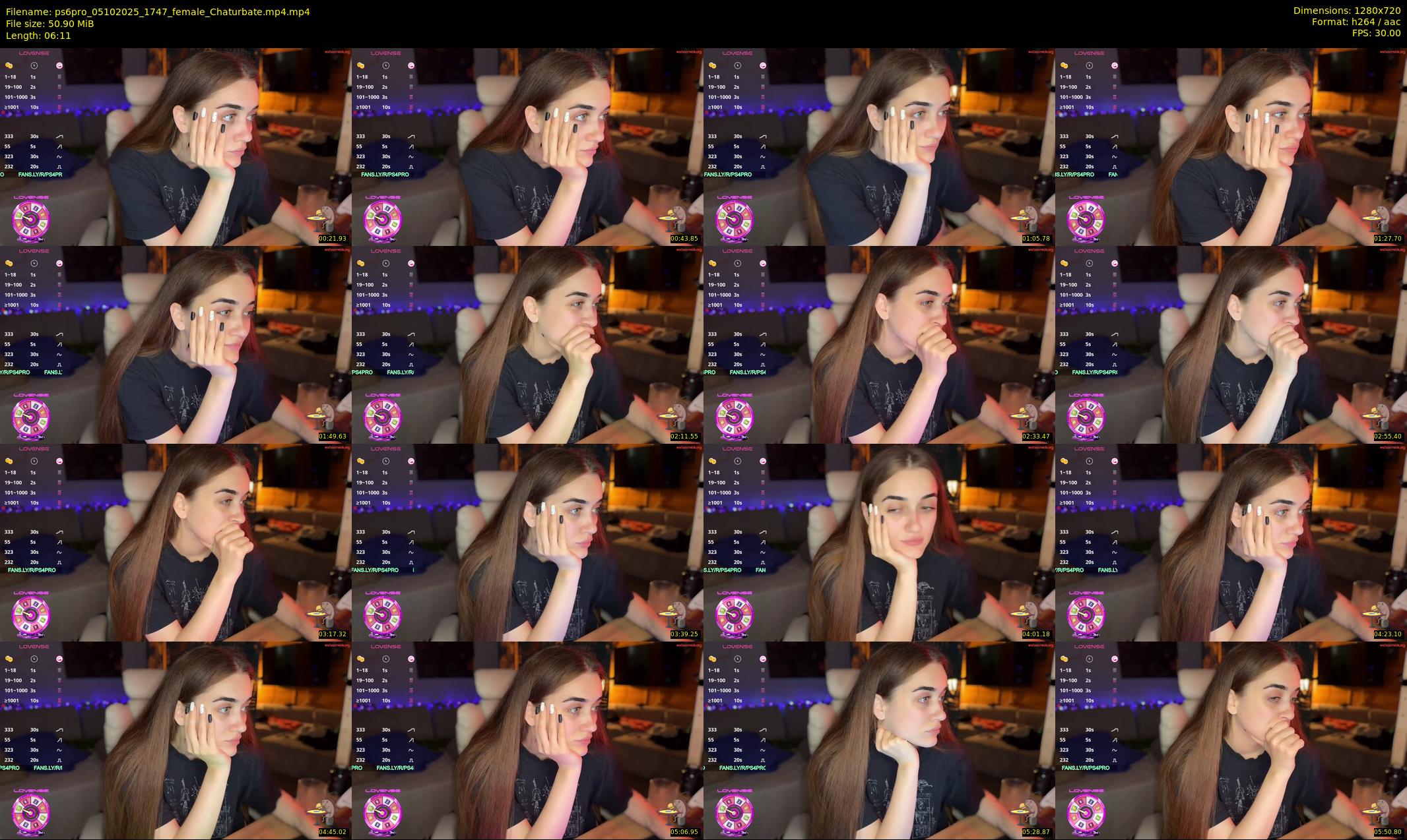 ps6pro — 7 minute Chaturbate female cam show recording, 720p, Oct 5, 2025