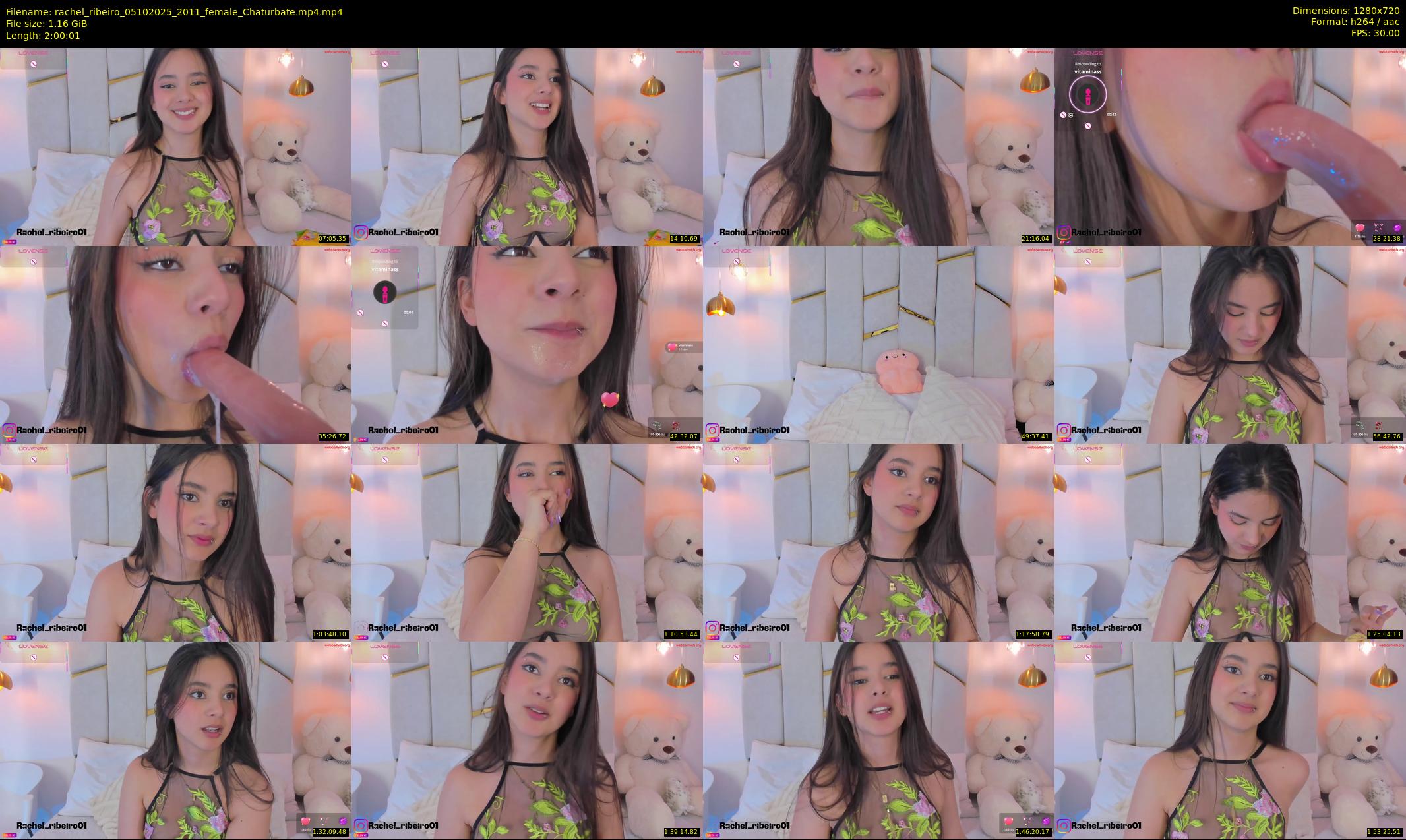 rachel_ribeiro — 121 minute Chaturbate female cam show recording, 720p, Oct 5, 2025
