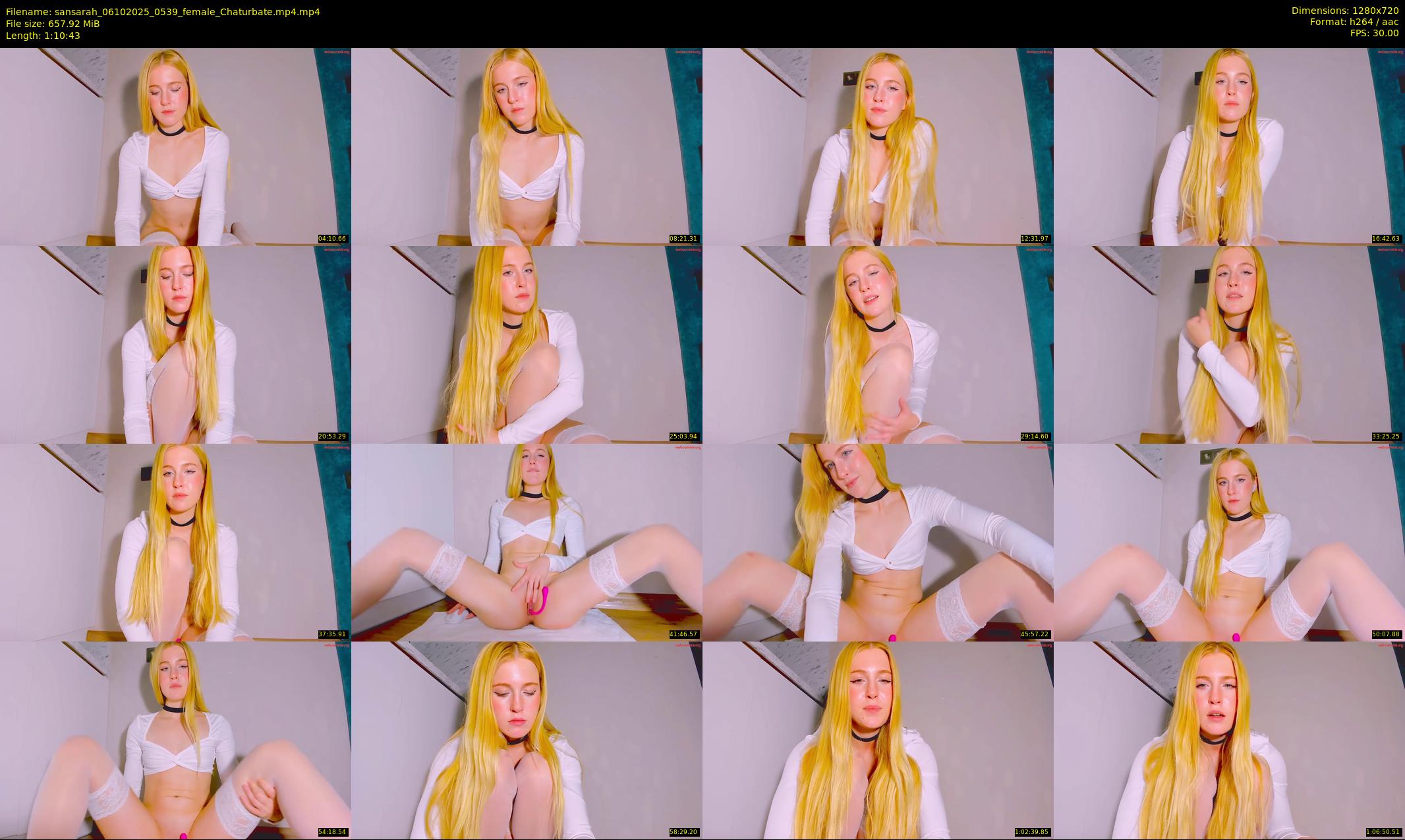 sansarah — 71 minute Chaturbate female cam show recording, 720p, Oct 6, 2025