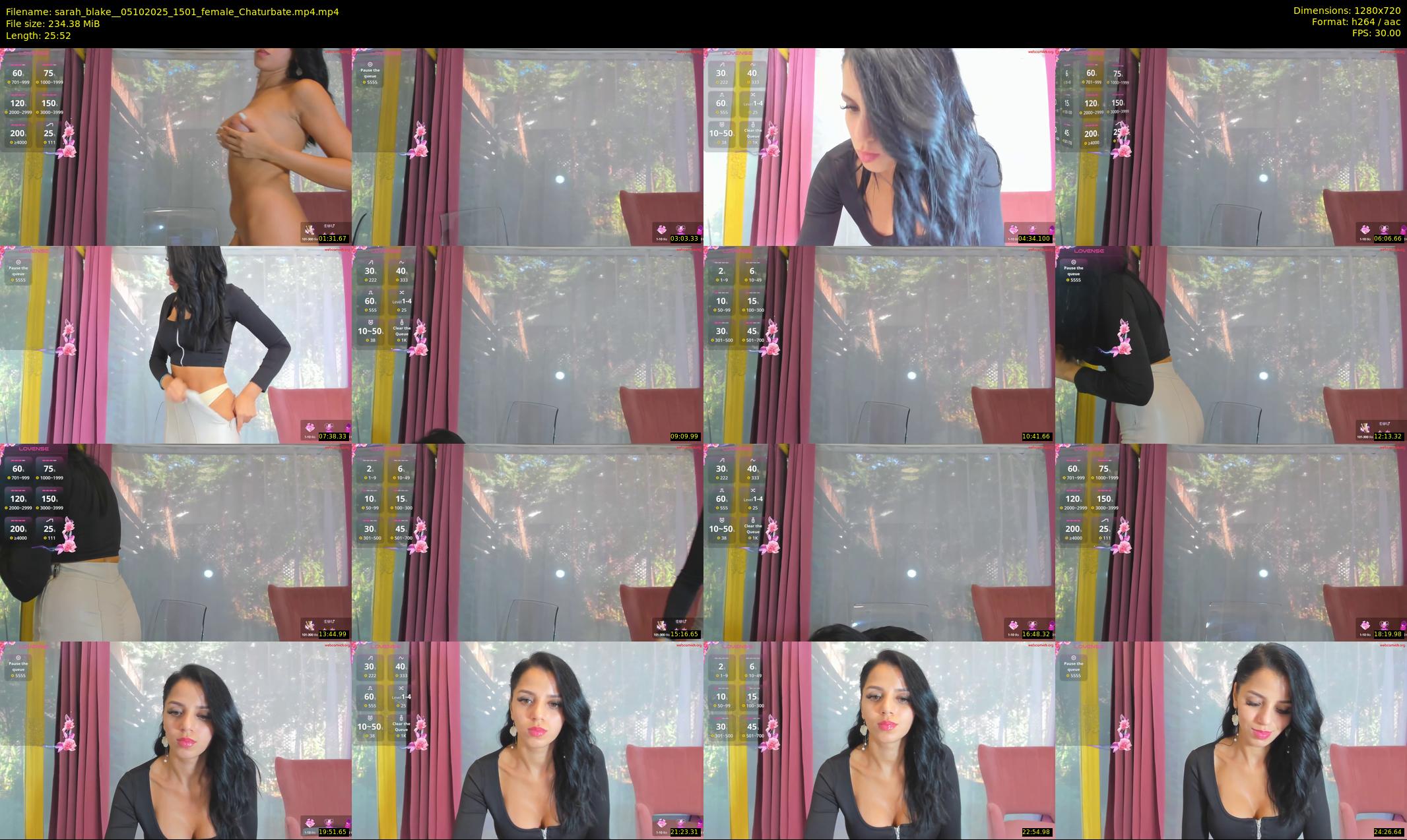 sarah_blake_ — 26 minute Chaturbate female cam show recording, 720p, Oct 5, 2025