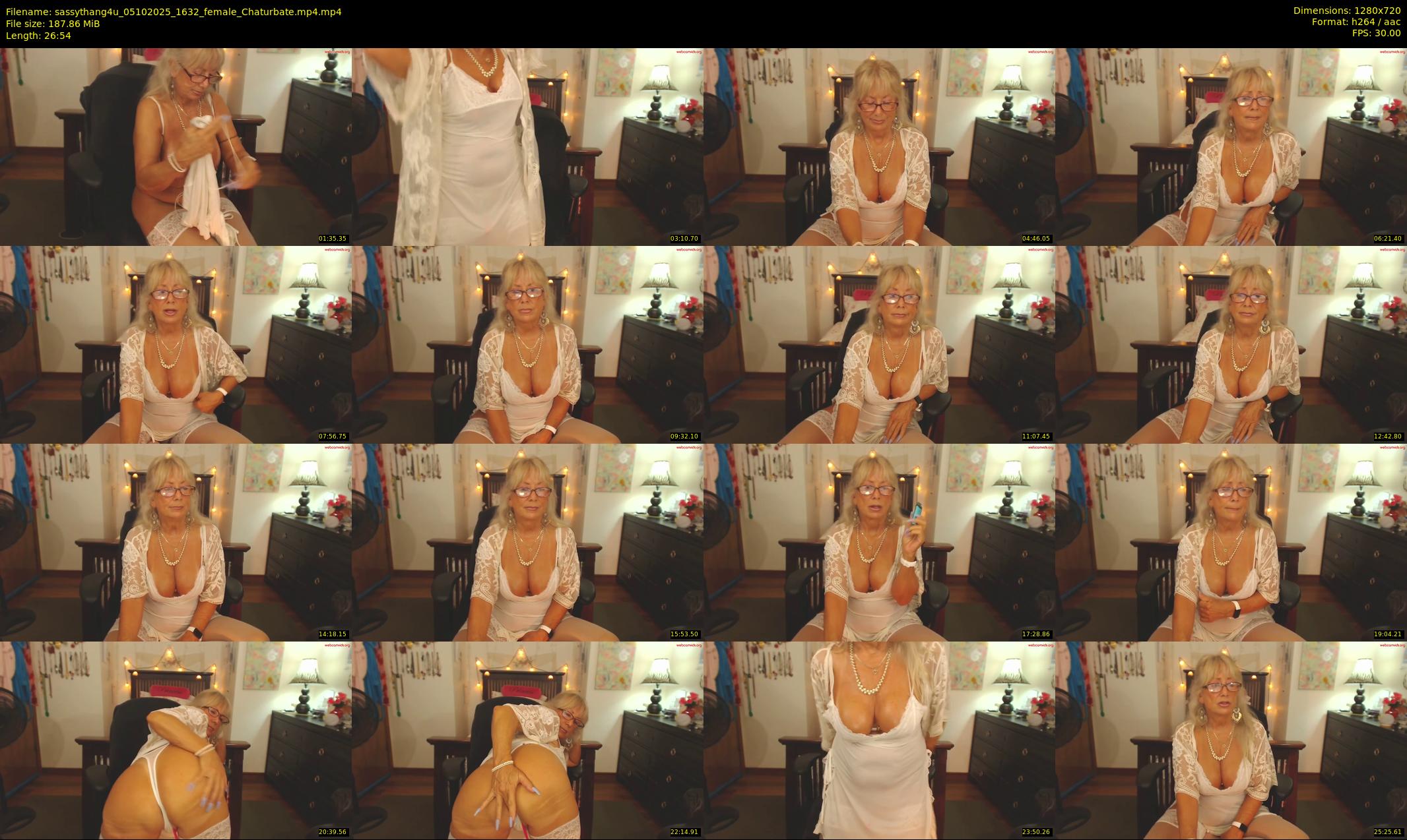 sassythang4u — 27 minute Chaturbate female cam show recording, 720p, Oct 5, 2025