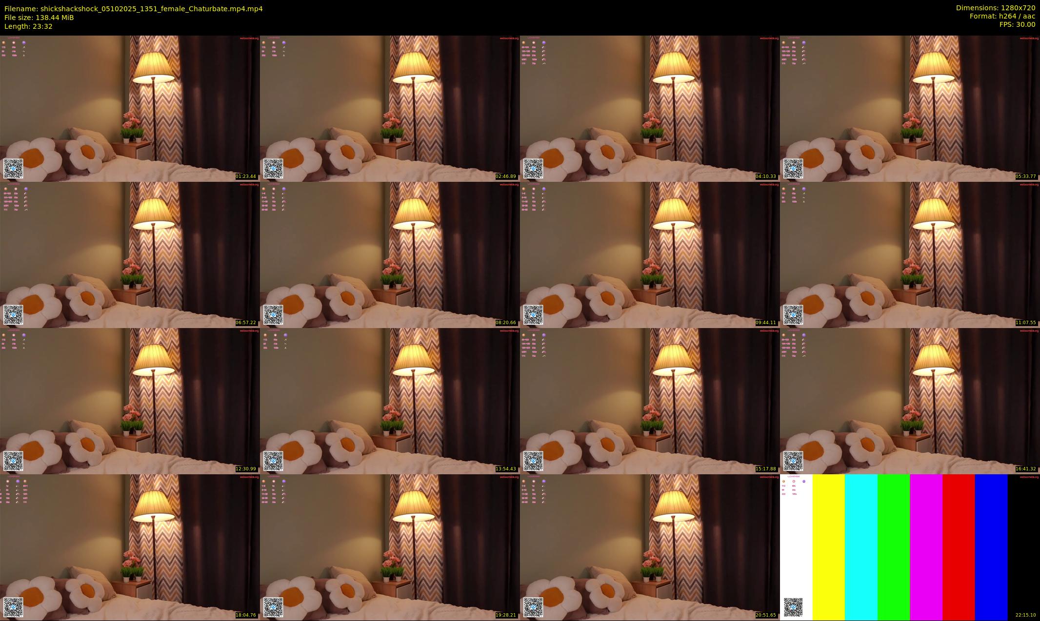 shickshackshock — 24 minute Chaturbate female cam show recording, 720p, Oct 5, 2025