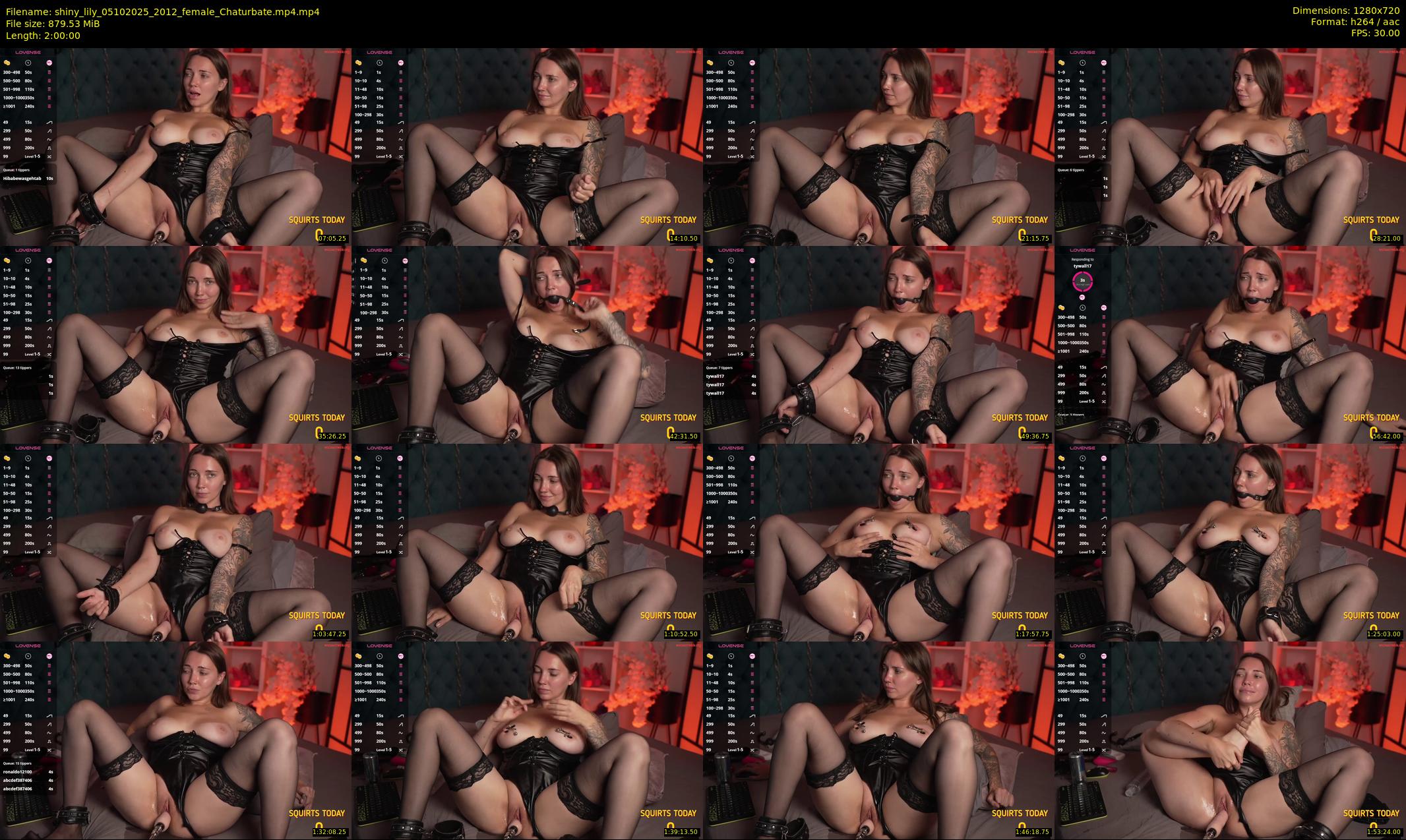 shiny_lily — 120 minute Chaturbate female cam show recording, 720p, Oct 5, 2025