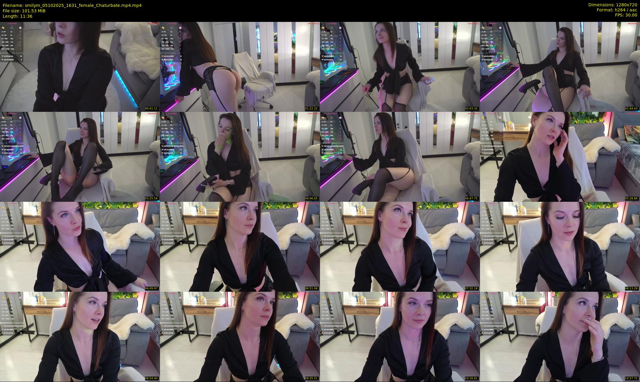 smilym — 12 minute Chaturbate female cam show recording, 720p, Oct 5, 2025