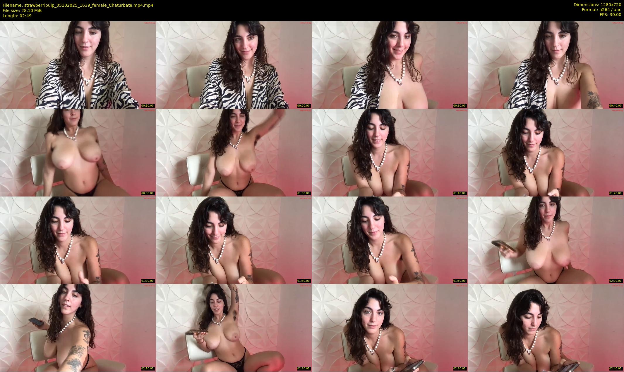 strawberripulp — 3 minute Chaturbate female cam show recording, 720p, Oct 5, 2025
