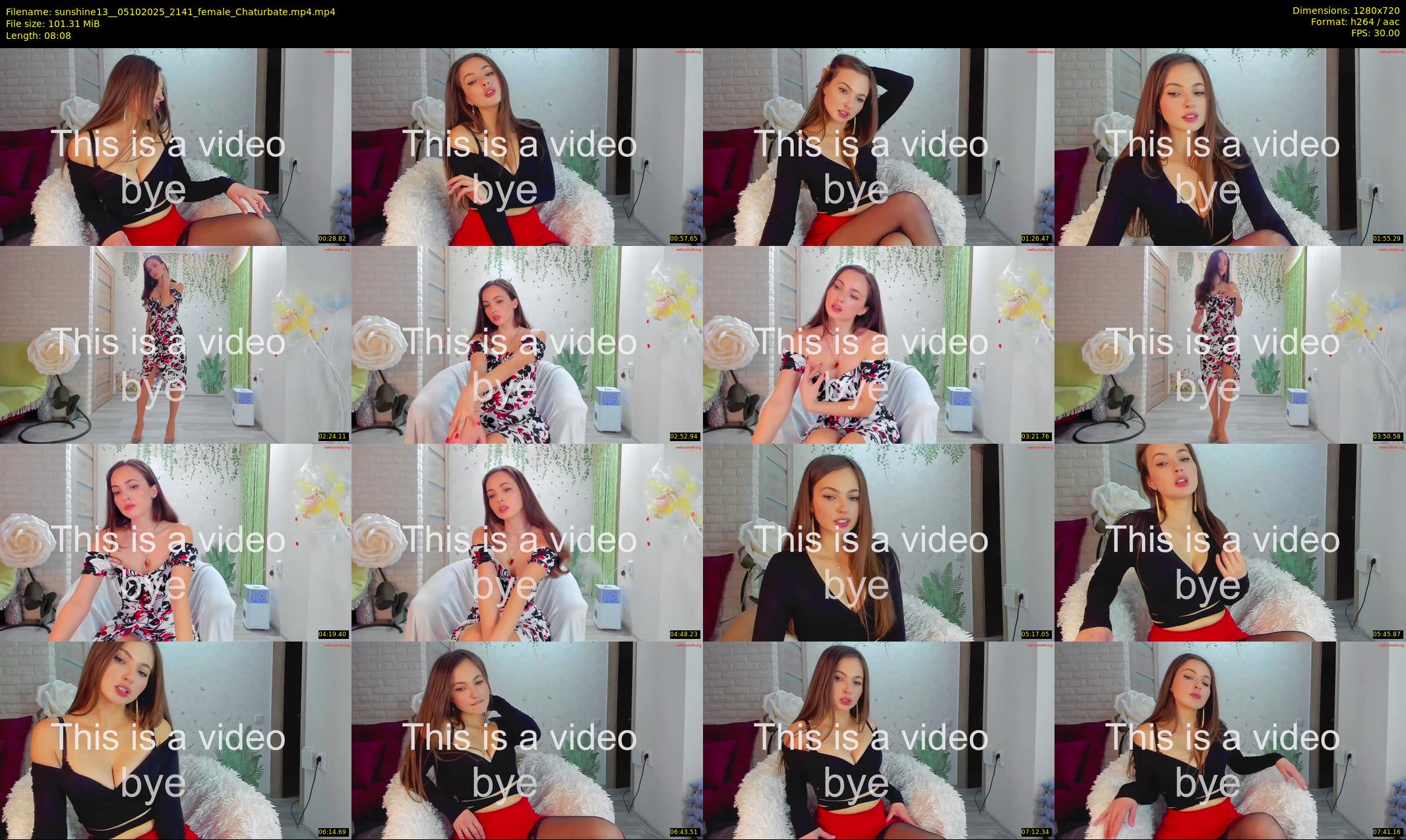 sunshine13_ — 9 minute Chaturbate female cam show recording, 720p, Oct 5, 2025