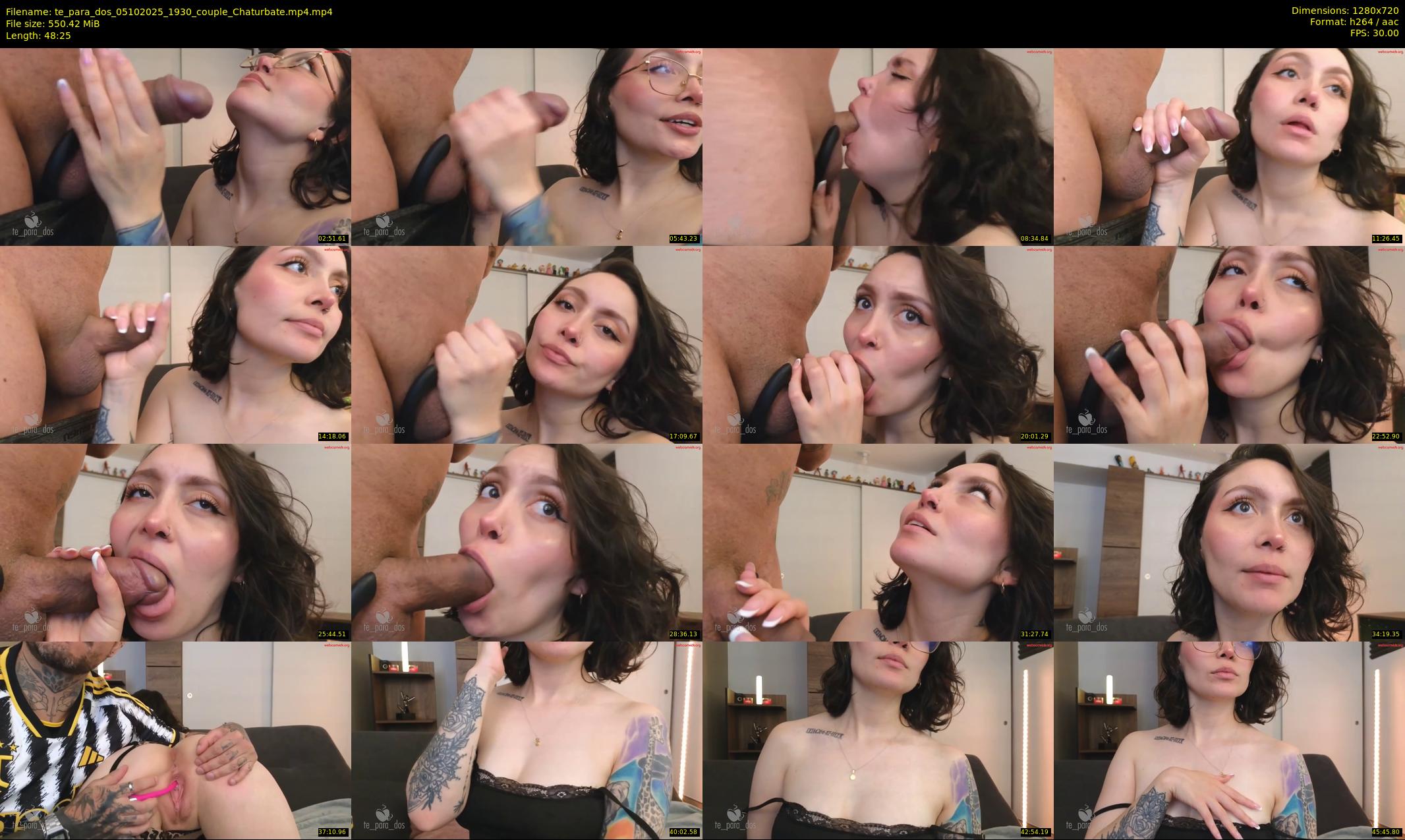 te_para_dos — 49 minute Chaturbate couple cam show recording, 720p, Oct 5, 2025