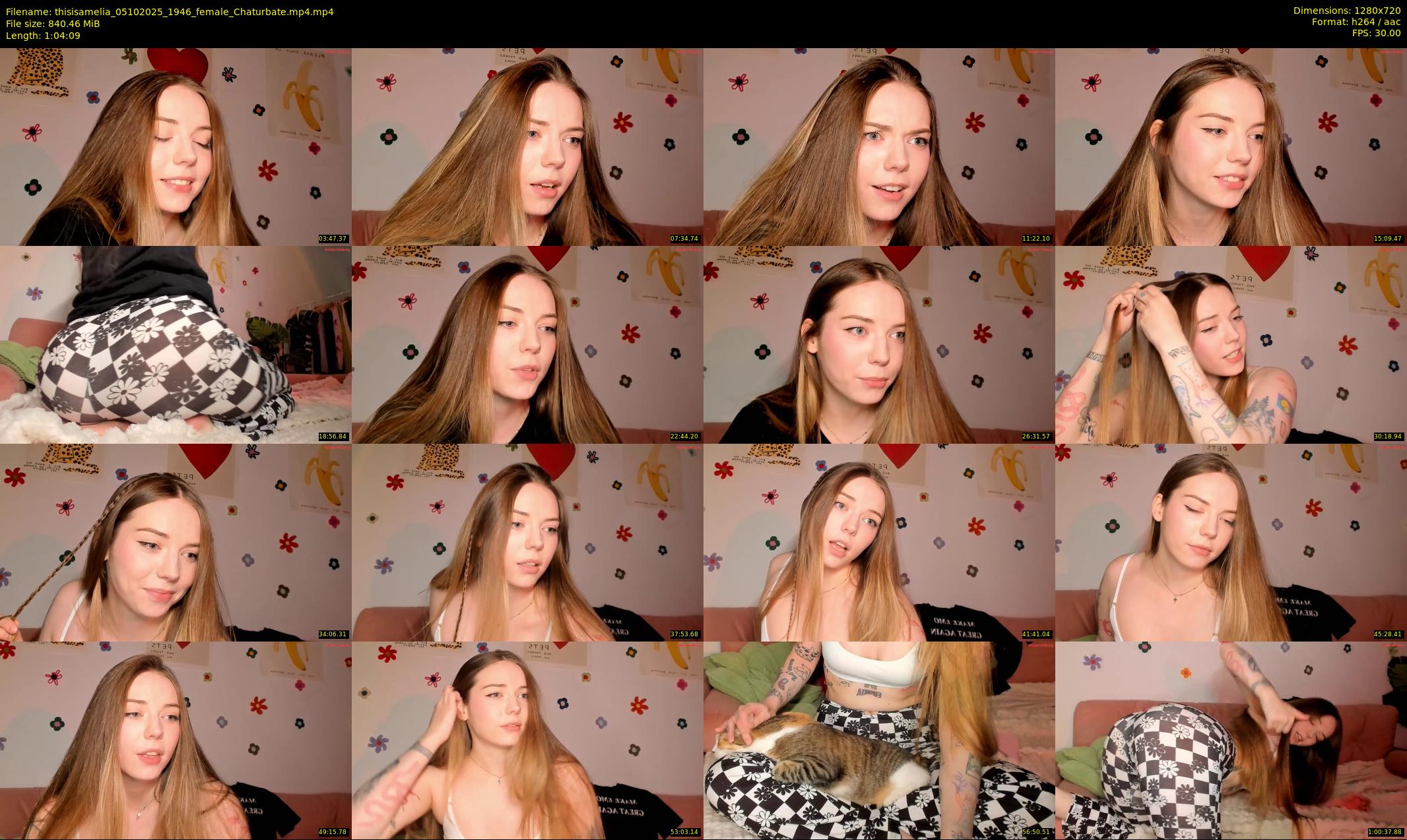 thisisamelia — 65 minute Chaturbate female cam show recording, 720p, Oct 5, 2025