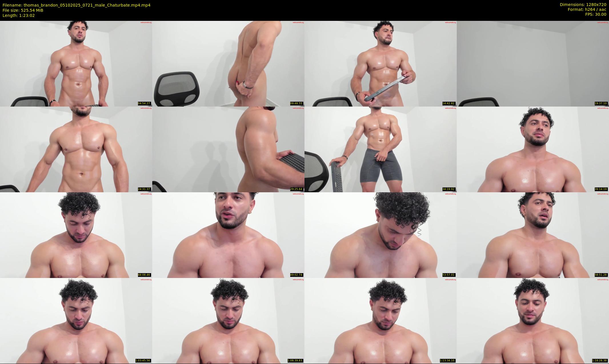 thomas_brandon — 84 minute Chaturbate male cam show recording, 720p, Oct 5, 2025
