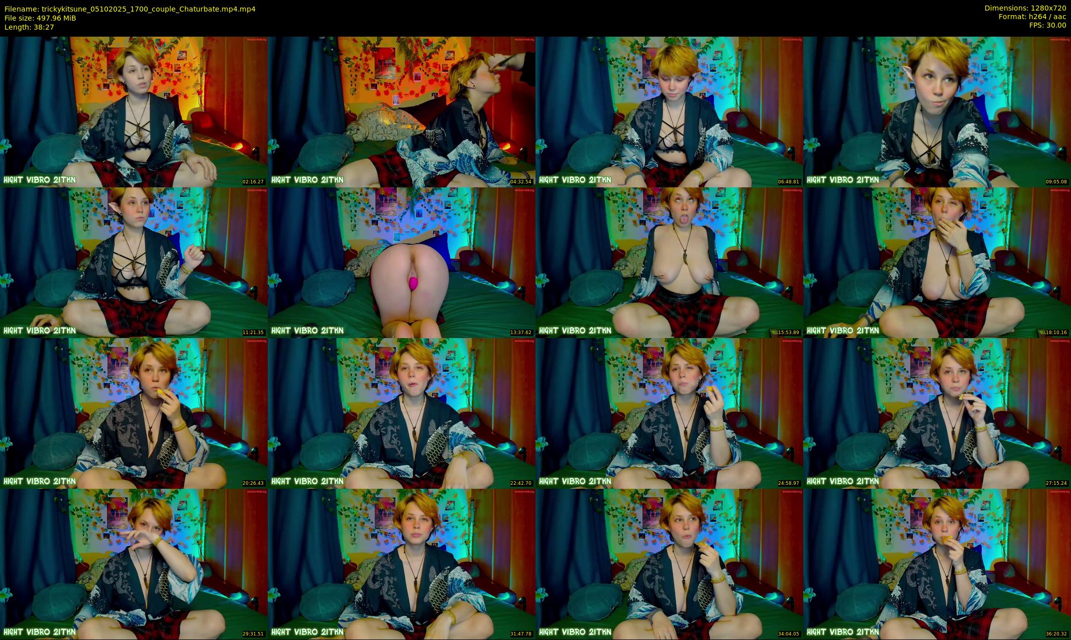 trickykitsune — 39 minute Chaturbate female cam show recording, 720p, Oct 5, 2025