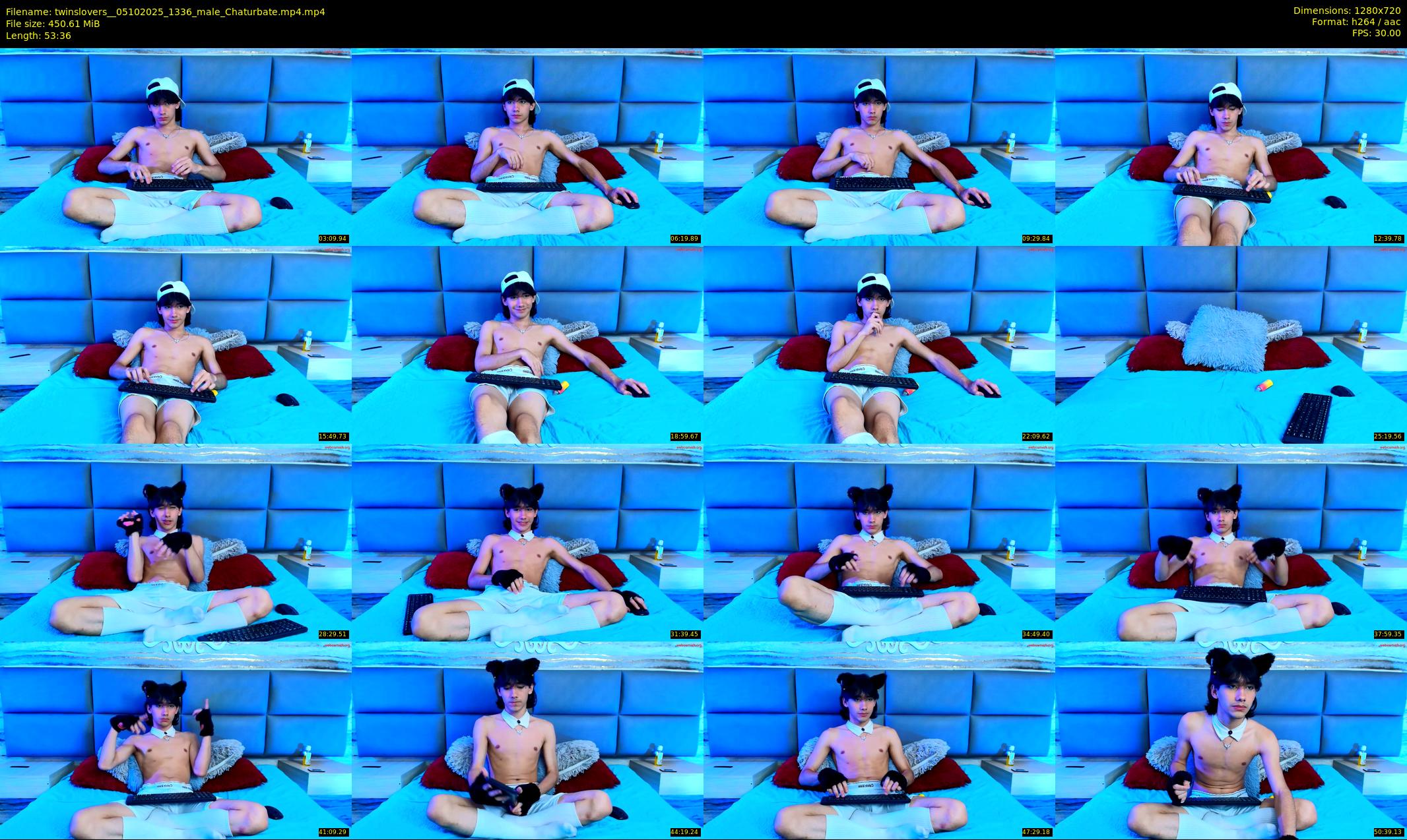 twinslovers_ — 54 minute Chaturbate couple cam show recording, 720p, Oct 5, 2025