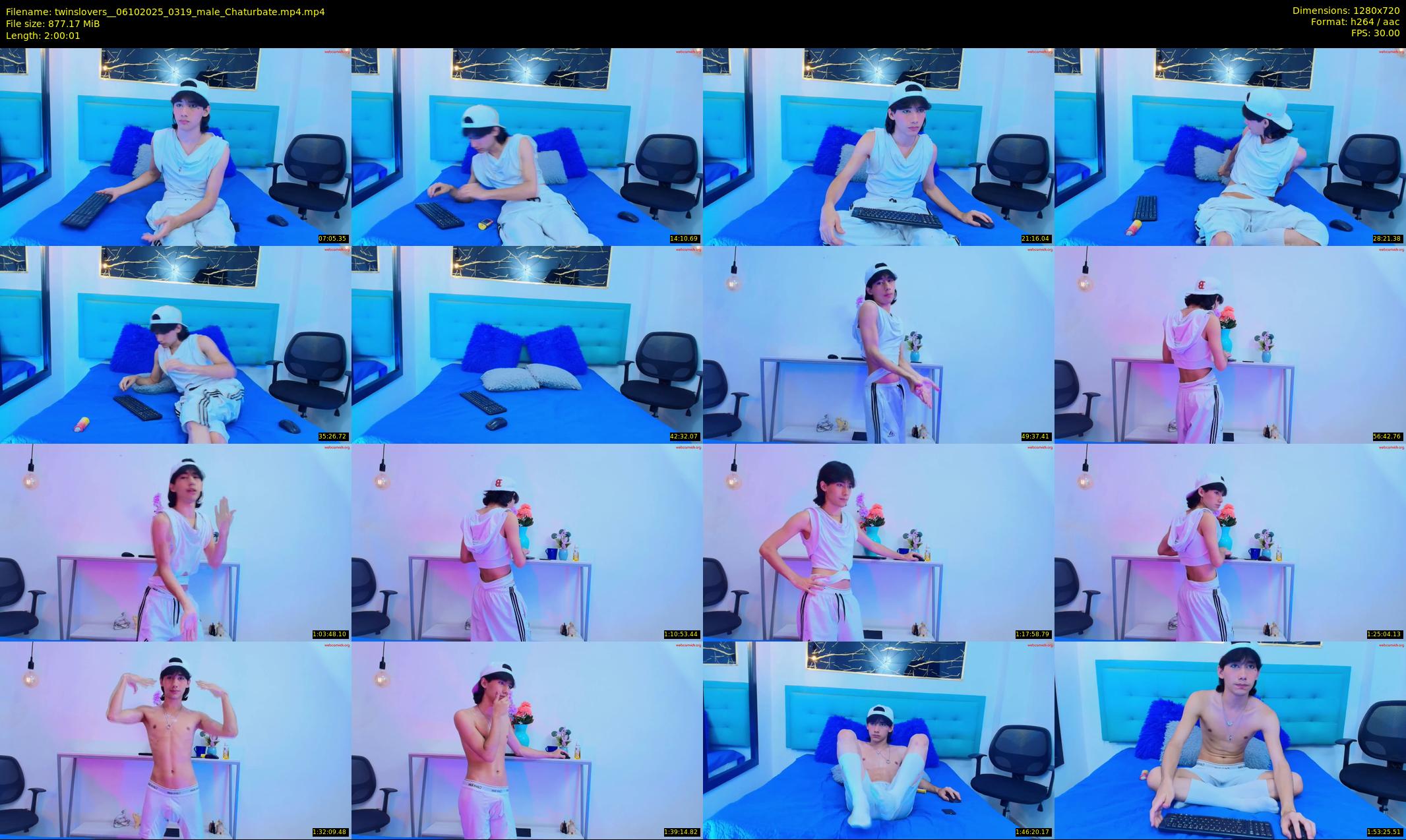 twinslovers_ — 121 minute Chaturbate couple cam show recording, 720p, Oct 6, 2025