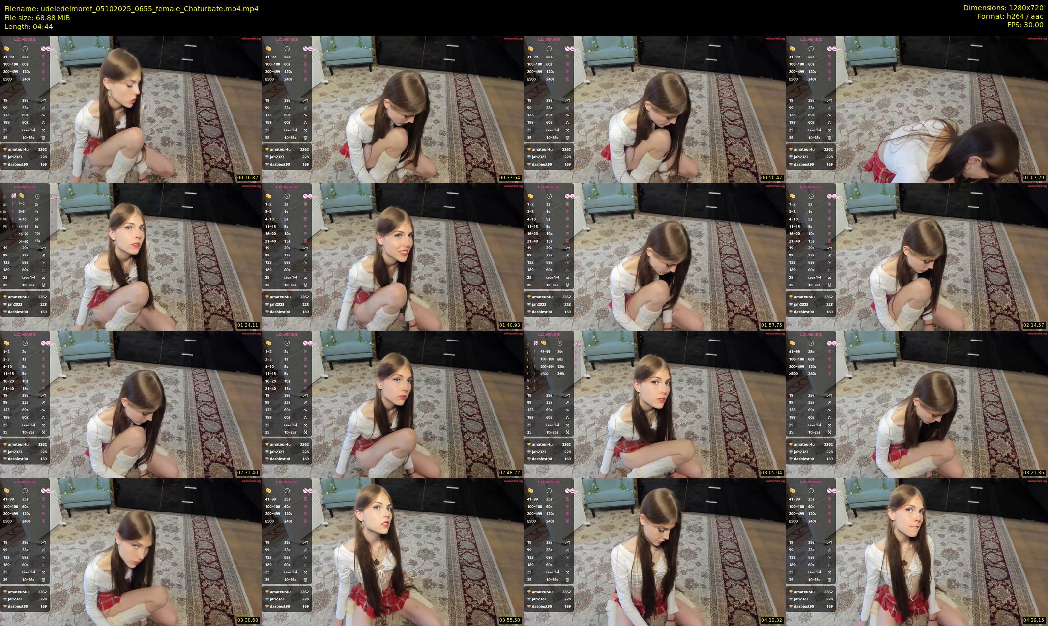 udeledelmoref — 5 minute Chaturbate female cam show recording, 720p, Oct 5, 2025