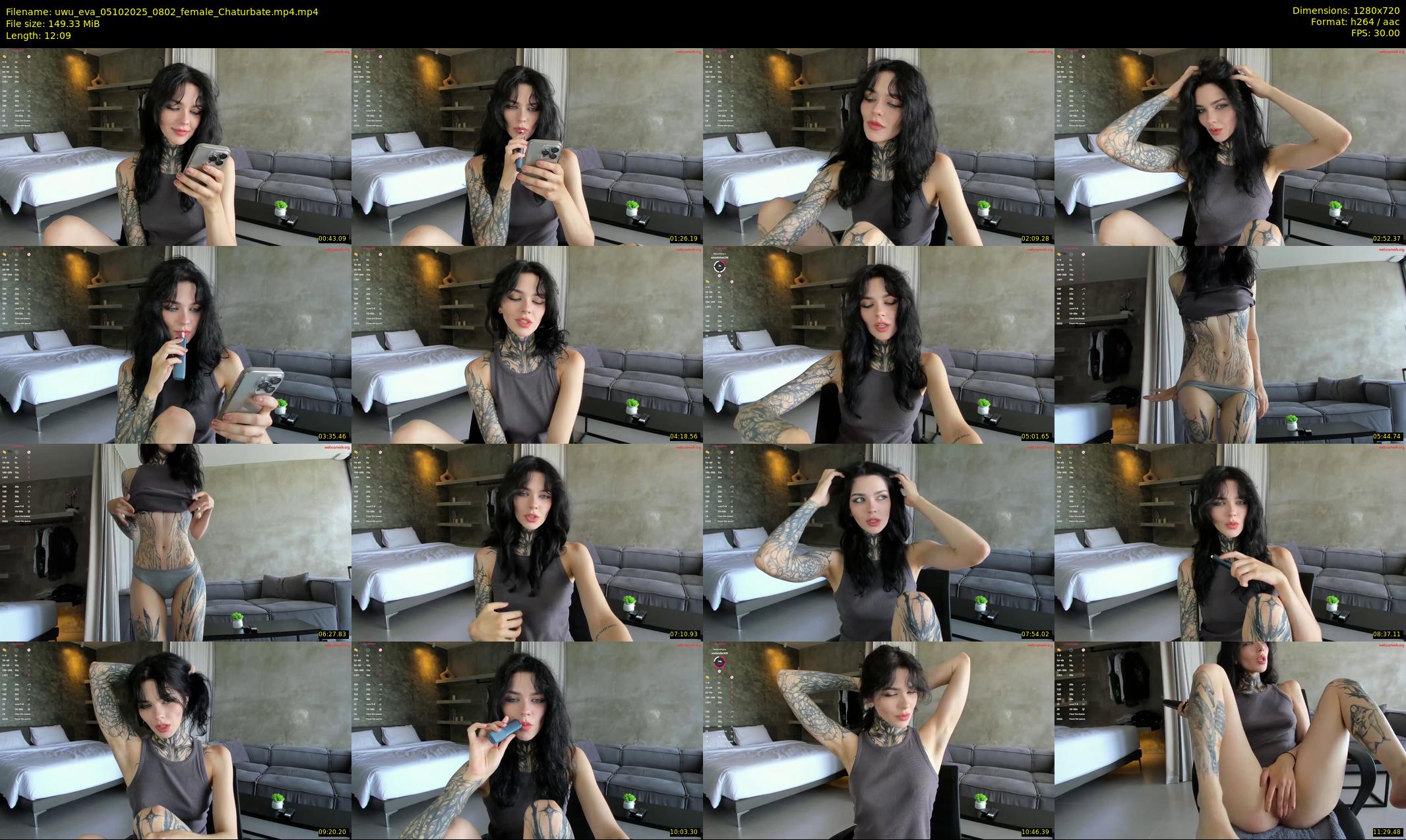 uwu_eva — 13 minute Chaturbate female cam show recording, 720p, Oct 5, 2025