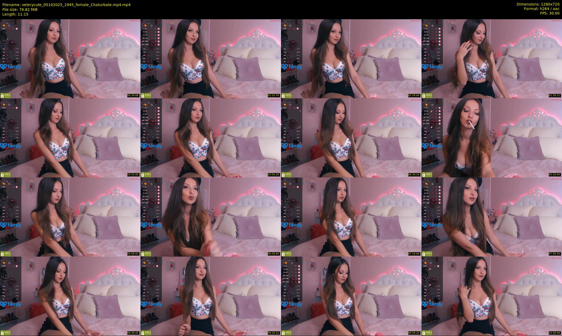 velerycute — 12 minute Chaturbate female cam show recording, 720p, Oct 5, 2025
