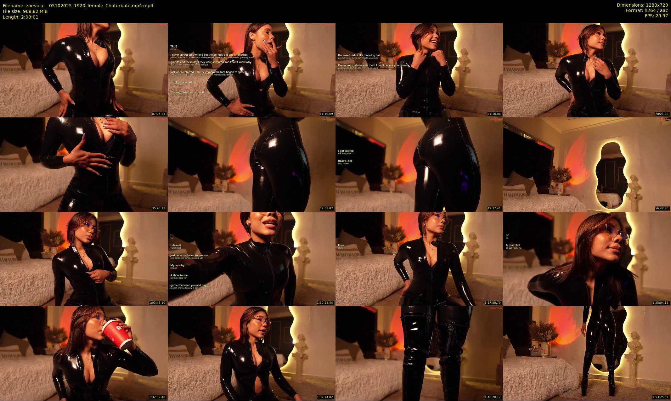 zoevidal_ — 121 minute Chaturbate female cam show recording, 720p, Oct 5, 2025