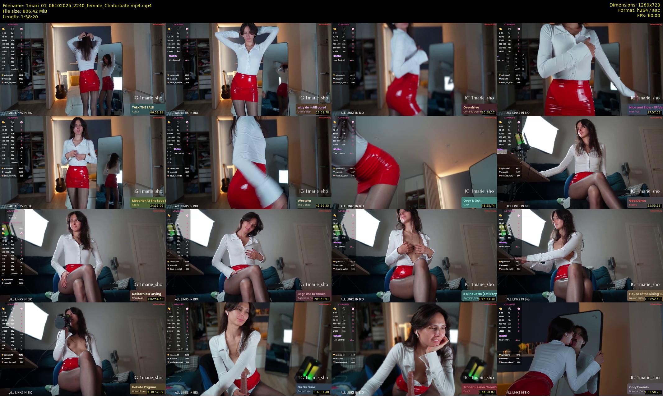 1mari_01 — 119 minute Chaturbate female cam show recording, 720p, Oct 6, 2025