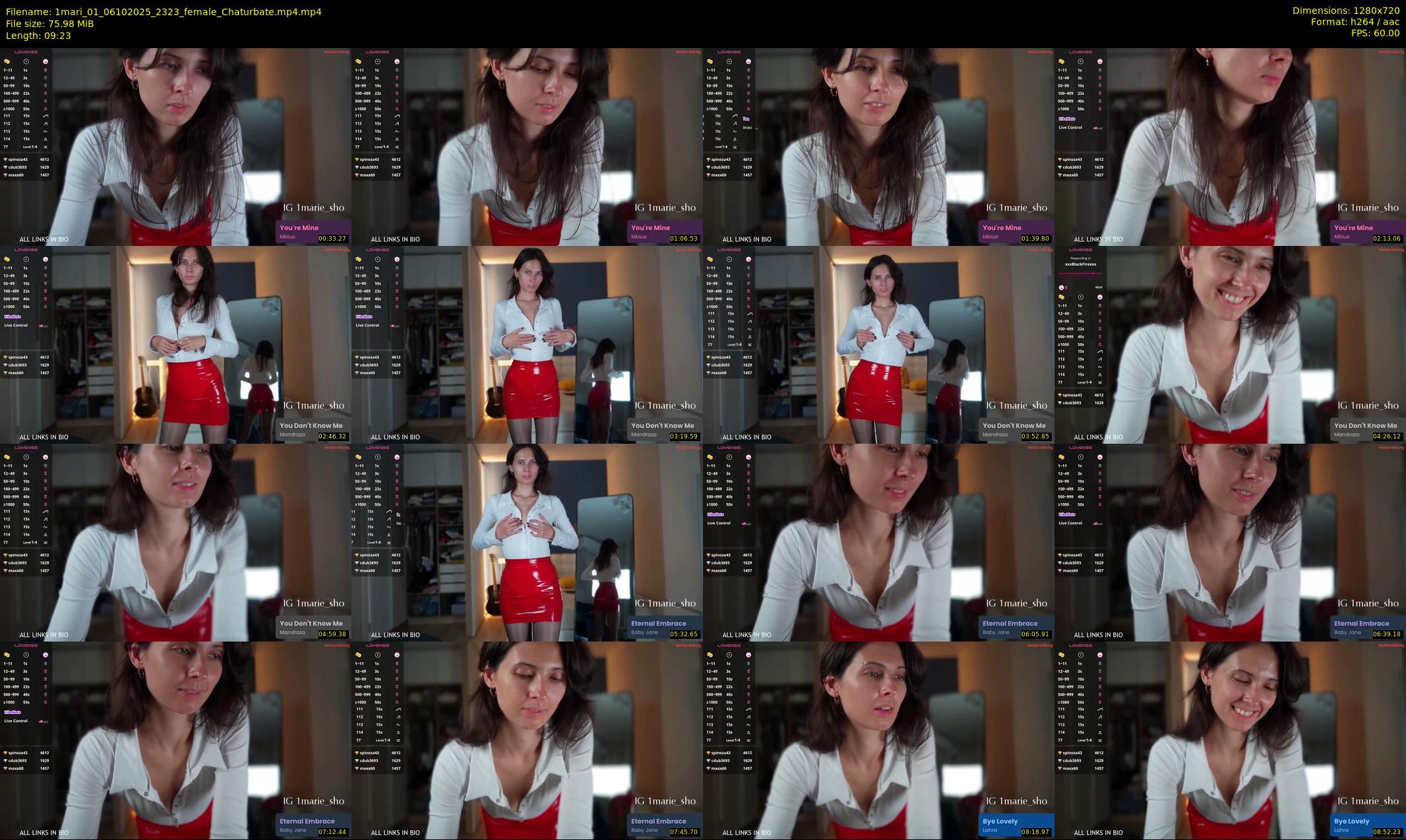 1mari_01 — 10 minute Chaturbate female cam show recording, 720p, Oct 6, 2025