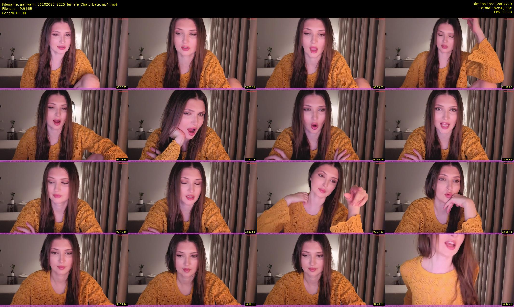 aalliyahh — 6 minute Chaturbate female cam show recording, 720p, Oct 6, 2025