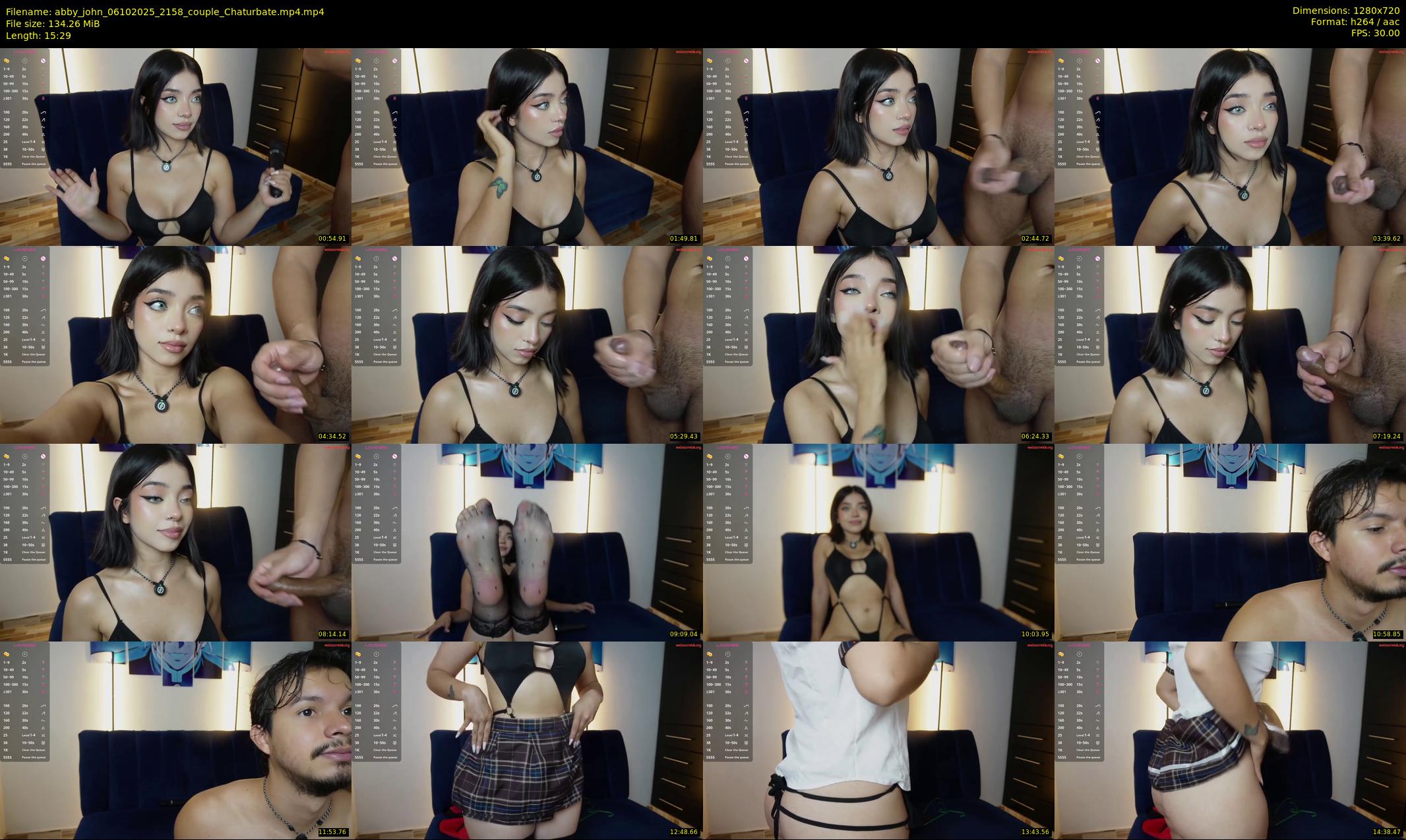 abby_john — 16 minute Chaturbate couple cam show recording, 720p, Oct 6, 2025