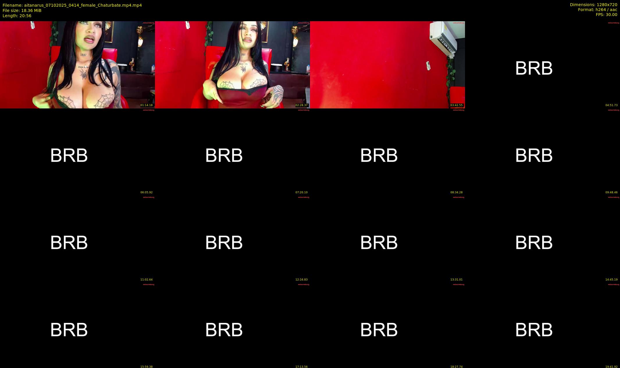 aitanarus — 21 minute Chaturbate female cam show recording, 720p, Oct 7, 2025