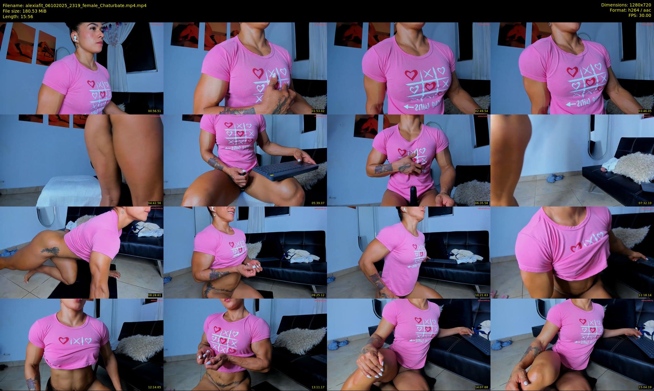 alexiafit — 16 minute Chaturbate female cam show recording, 720p, Oct 6, 2025