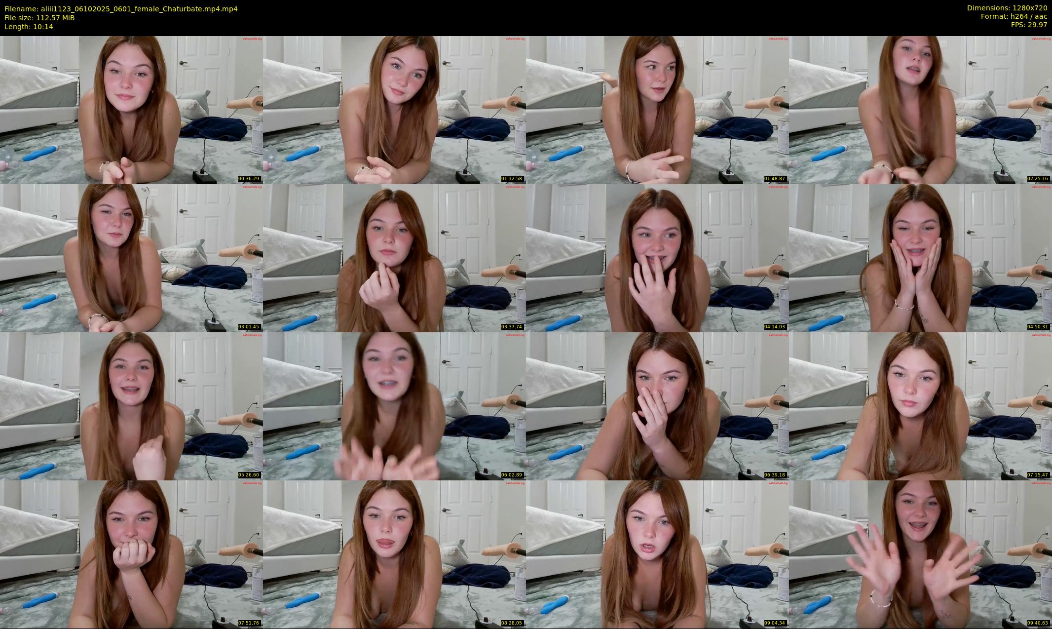 aliii1123 — 11 minute Chaturbate female cam show recording, 720p, Oct 6, 2025