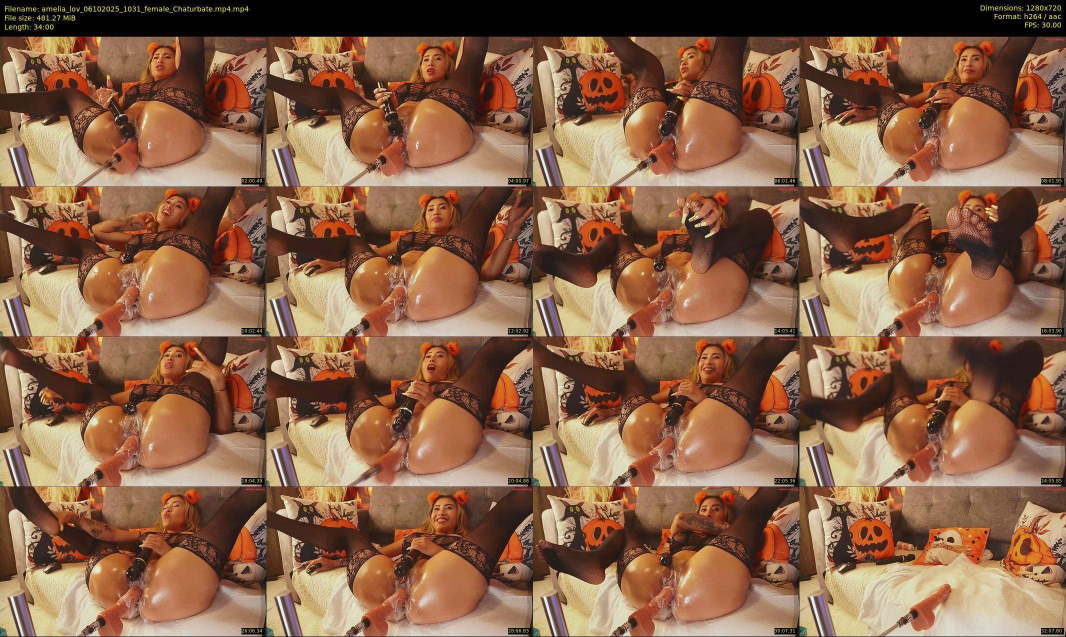 amelia_lov — 34 minute Chaturbate female cam show recording, 720p, Oct 6, 2025