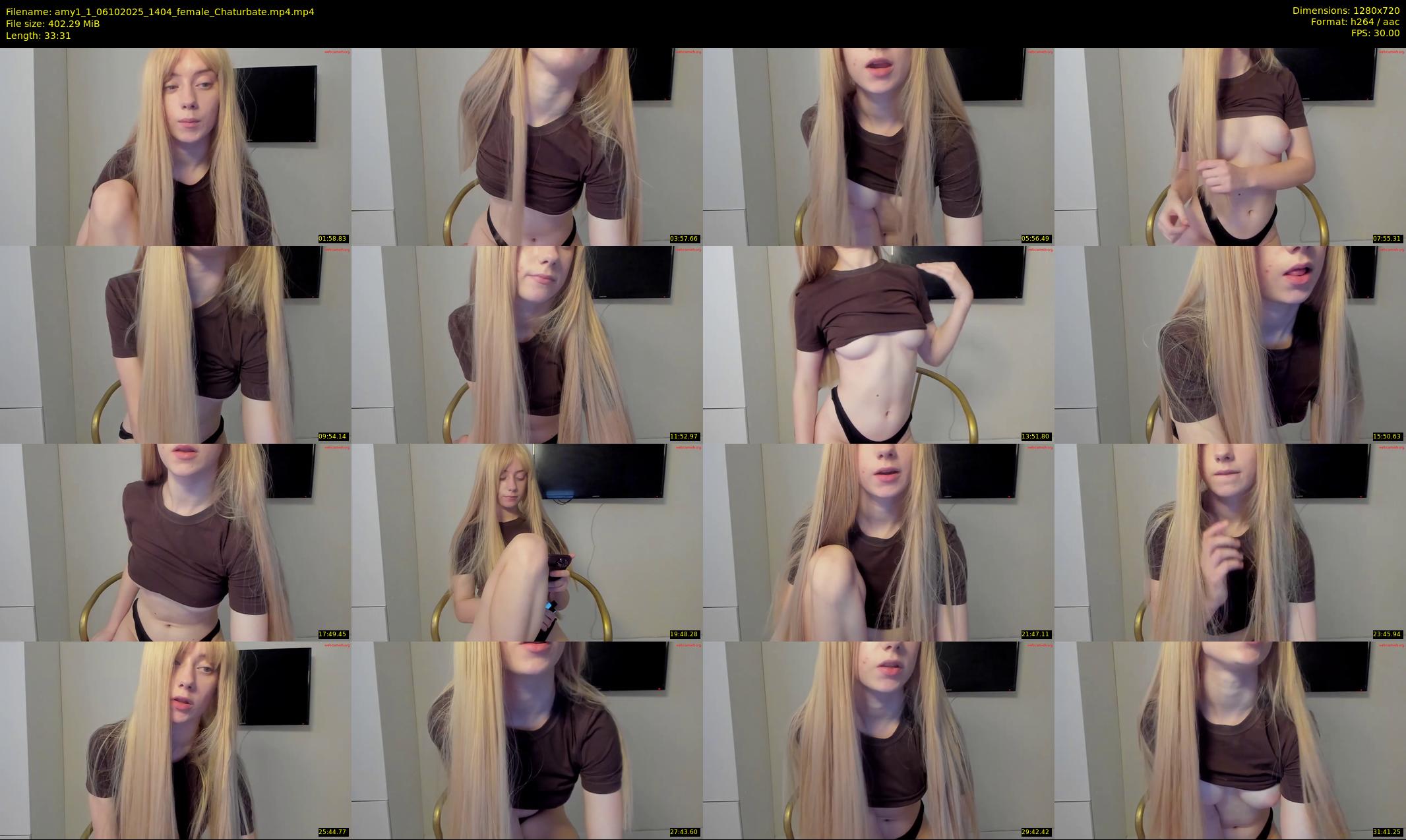 amy1_1 — 34 minute Chaturbate female cam show recording, 720p, Oct 6, 2025