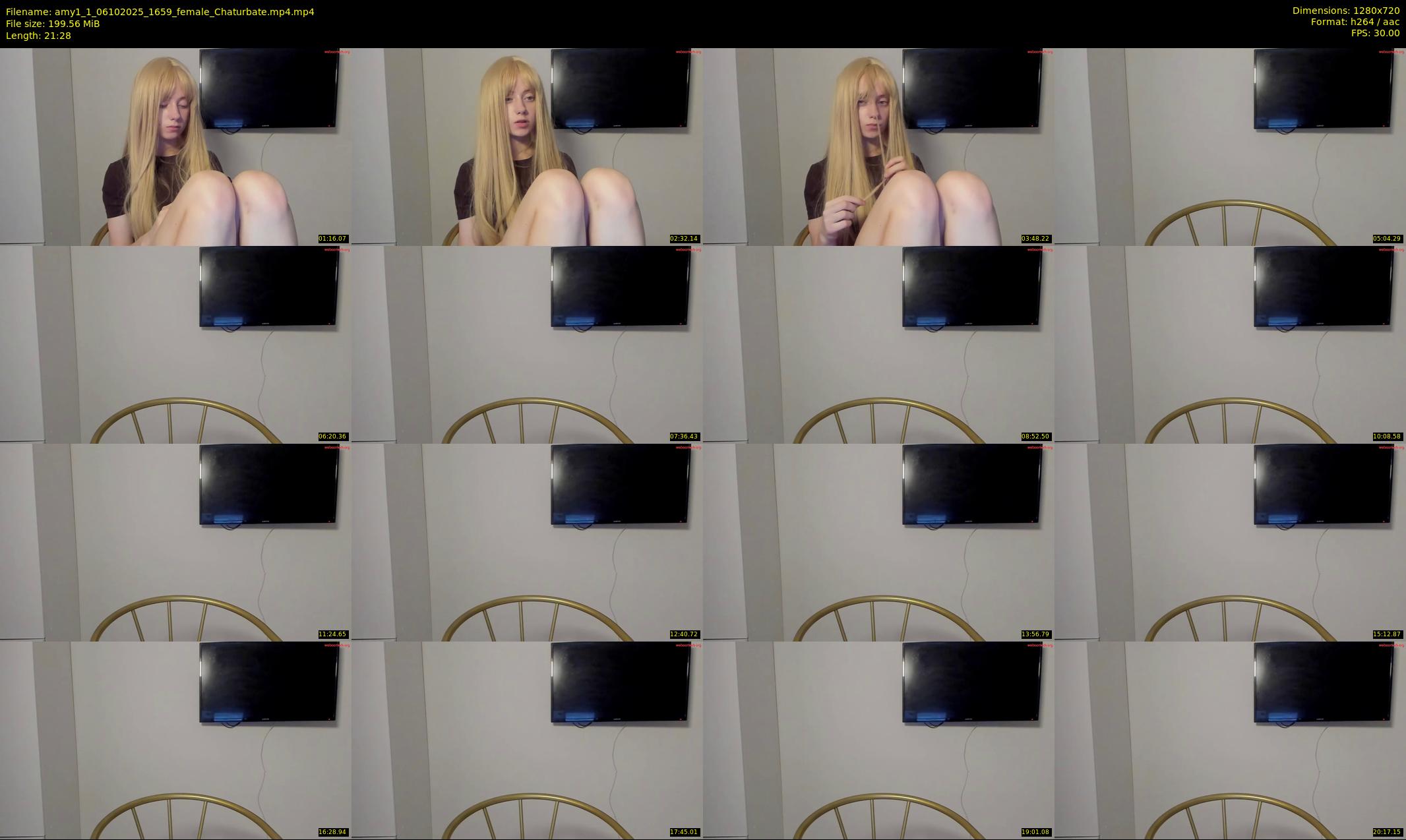 amy1_1 — 22 minute Chaturbate female cam show recording, 720p, Oct 6, 2025