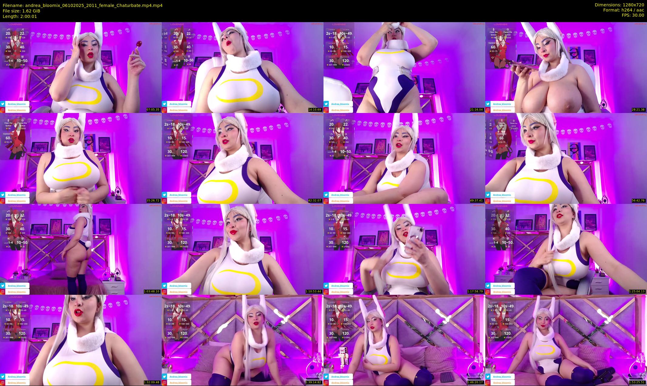andrea_bloomix — 121 minute Chaturbate female cam show recording, 720p, Oct 6, 2025
