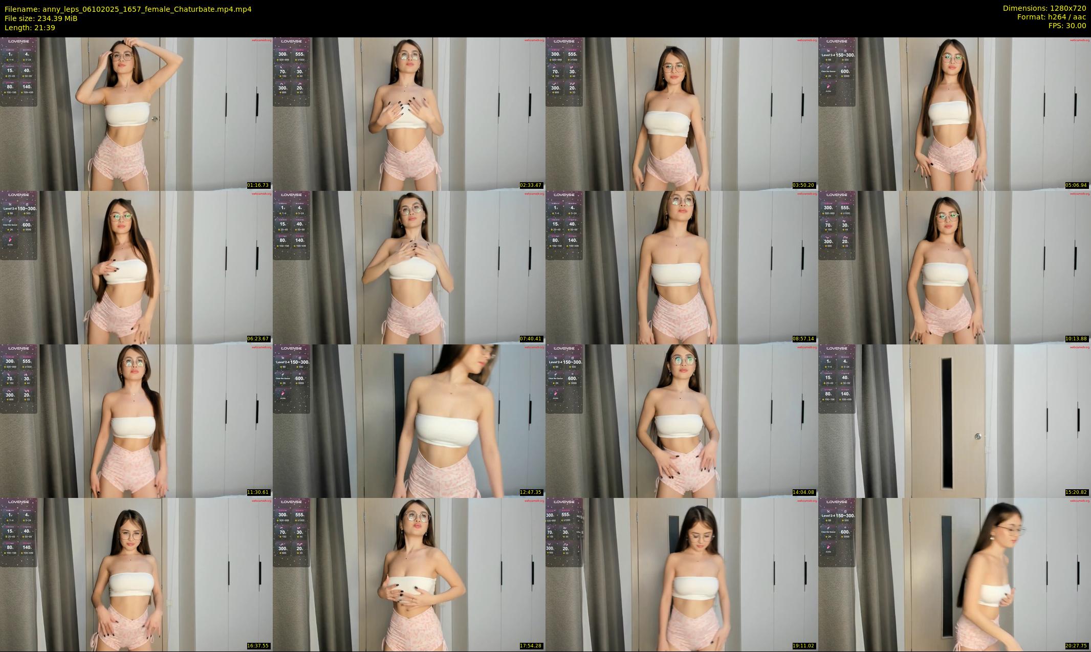 anny_leps — 22 minute Chaturbate female cam show recording, 720p, Oct 6, 2025