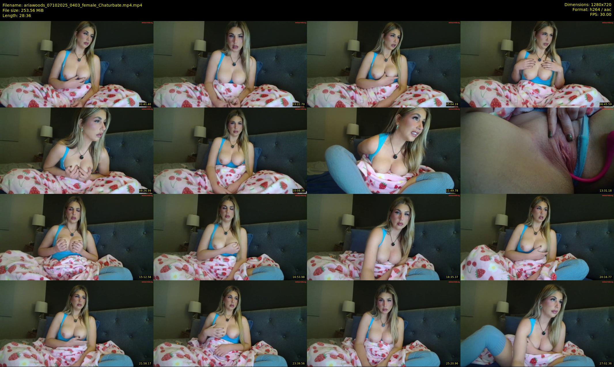 ariawoods — 29 minute Chaturbate female cam show recording, 720p, Oct 7, 2025