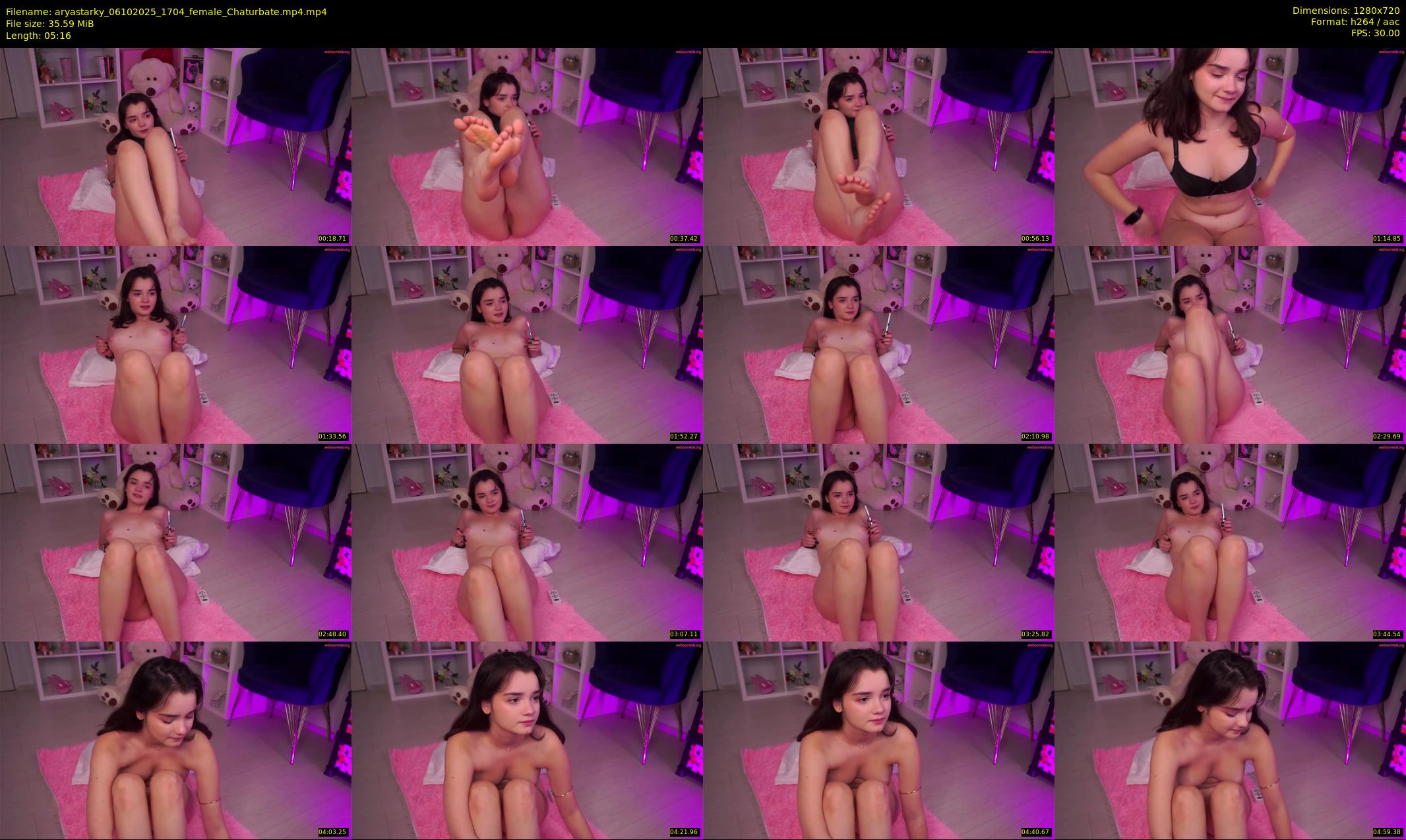 aryastarky — 6 minute Chaturbate female cam show recording, 720p, Oct 6, 2025